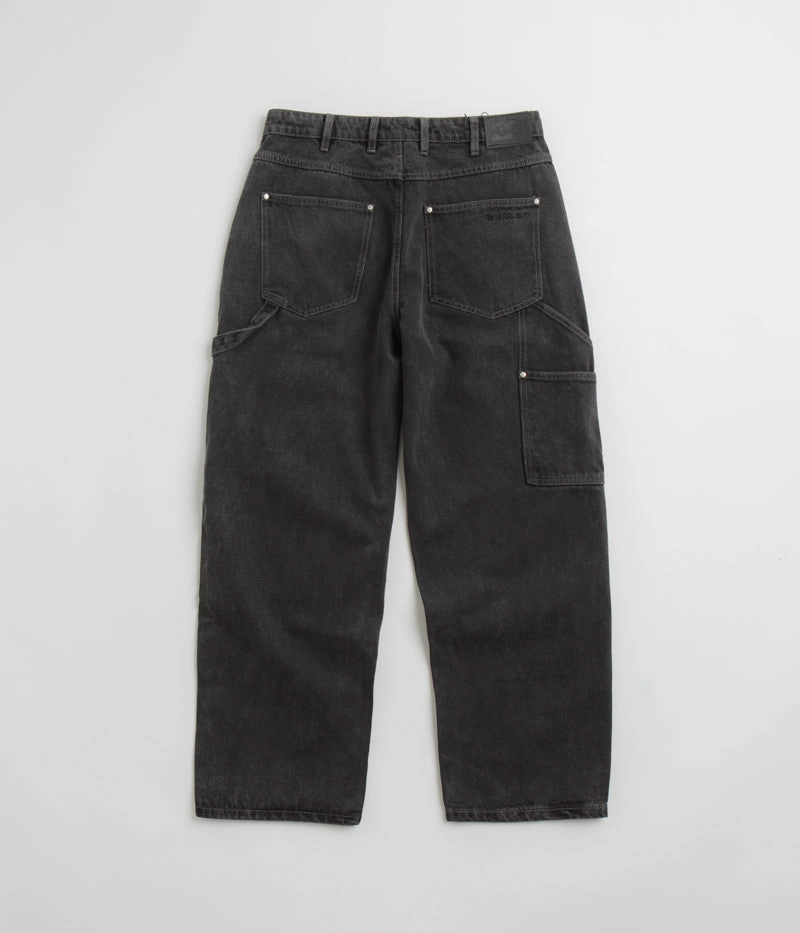 Butter Goods Davide Double Knee  Jeans - Washed Black Body Aligned