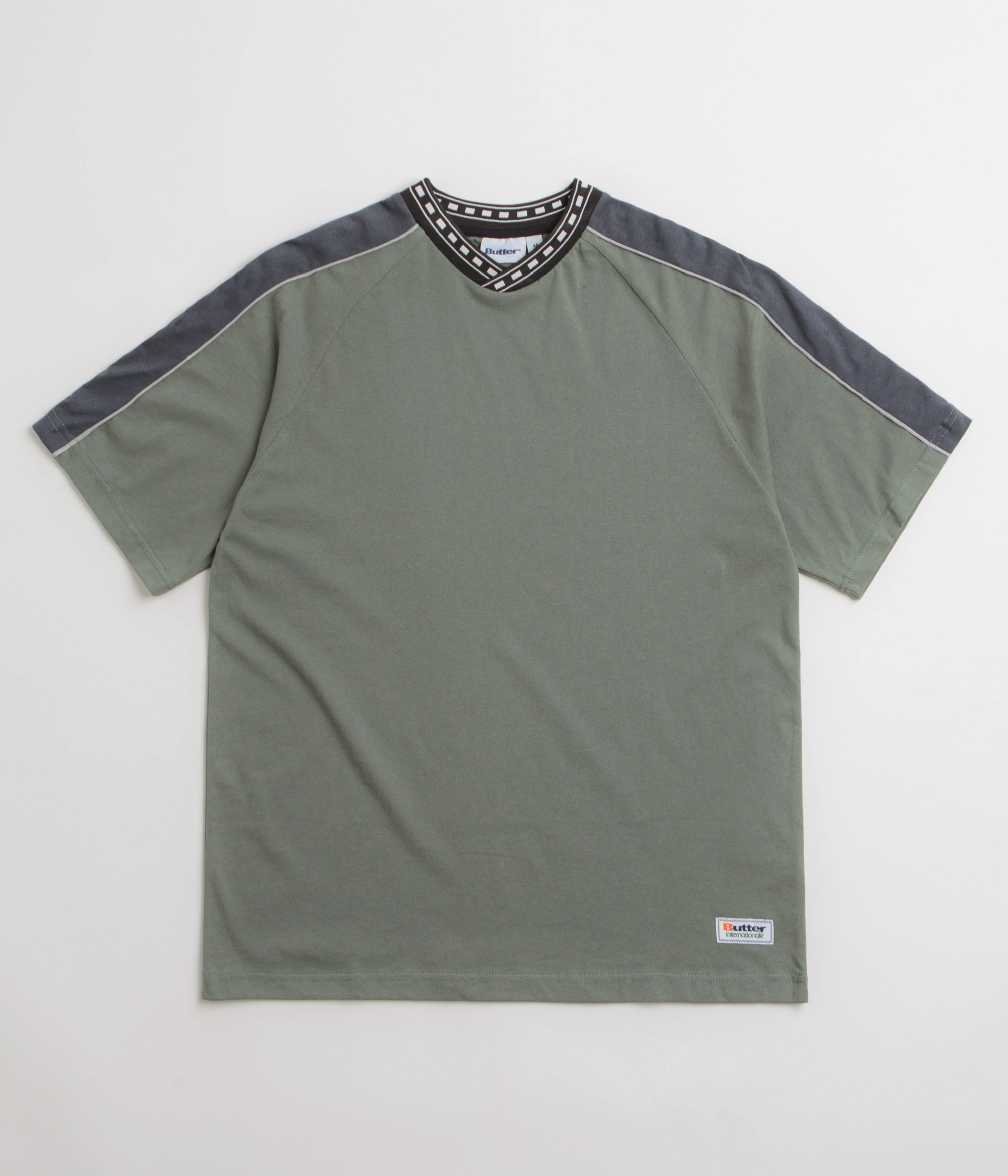 Butter Goods Drift T-Shirt - Safari Micro Perforation