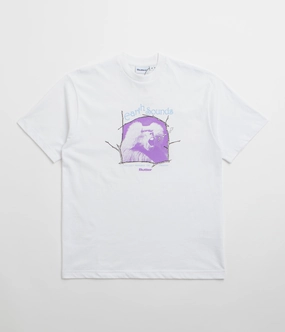 Butter Goods Earth Sounds T-Shirt - White Running Speed