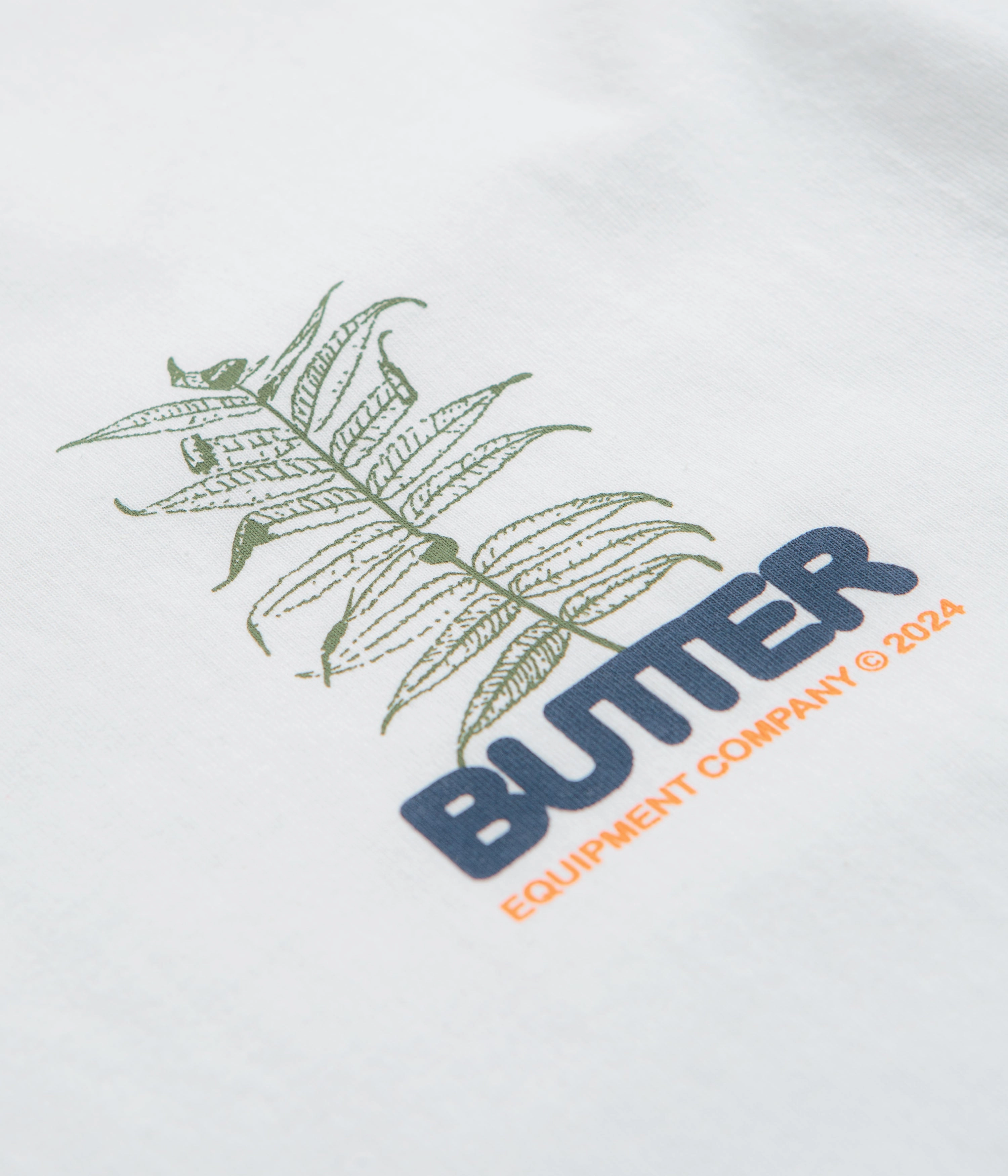 Butter Goods Earth T-Shirt - White Sophisticated Casual