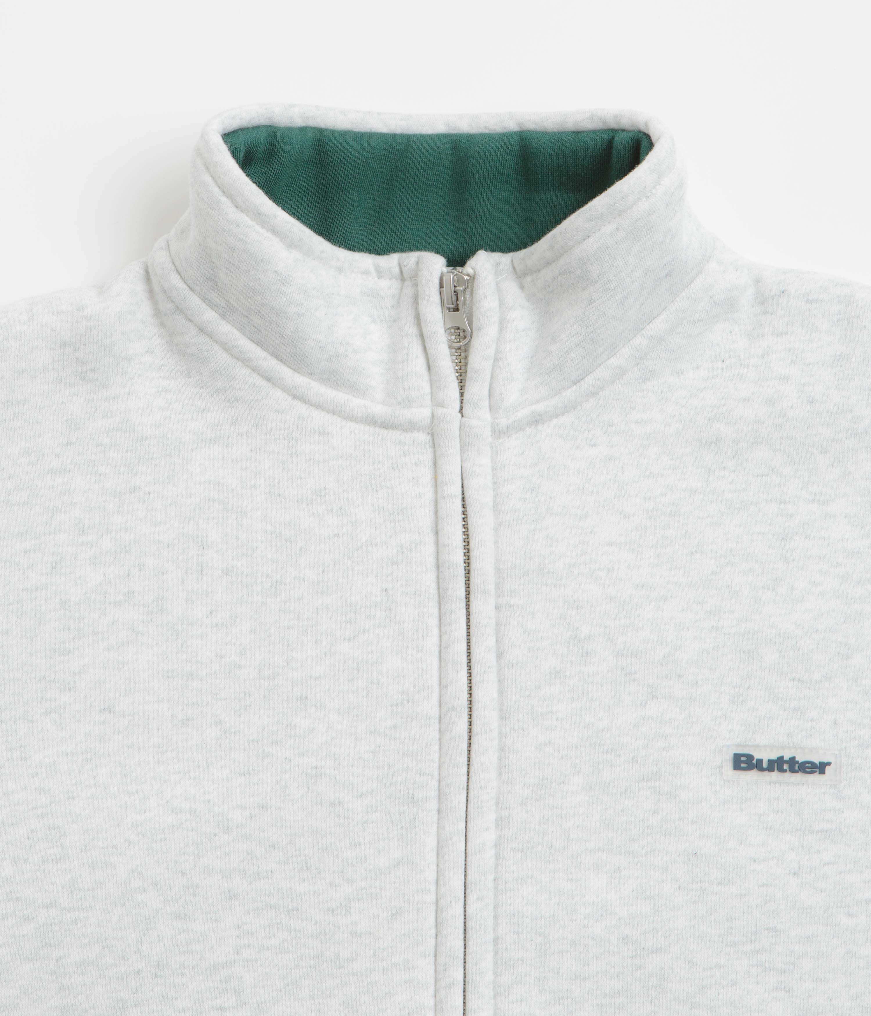 Butter Goods Endurance Zip-Thru Sweatshirt - Ash Comfortable Layer Trendy Winter