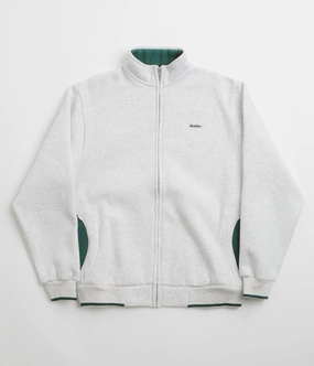 Butter Goods Endurance Zip-Thru Sweatshirt - Ash Colorfast Technology Zero Waste Manufacturing