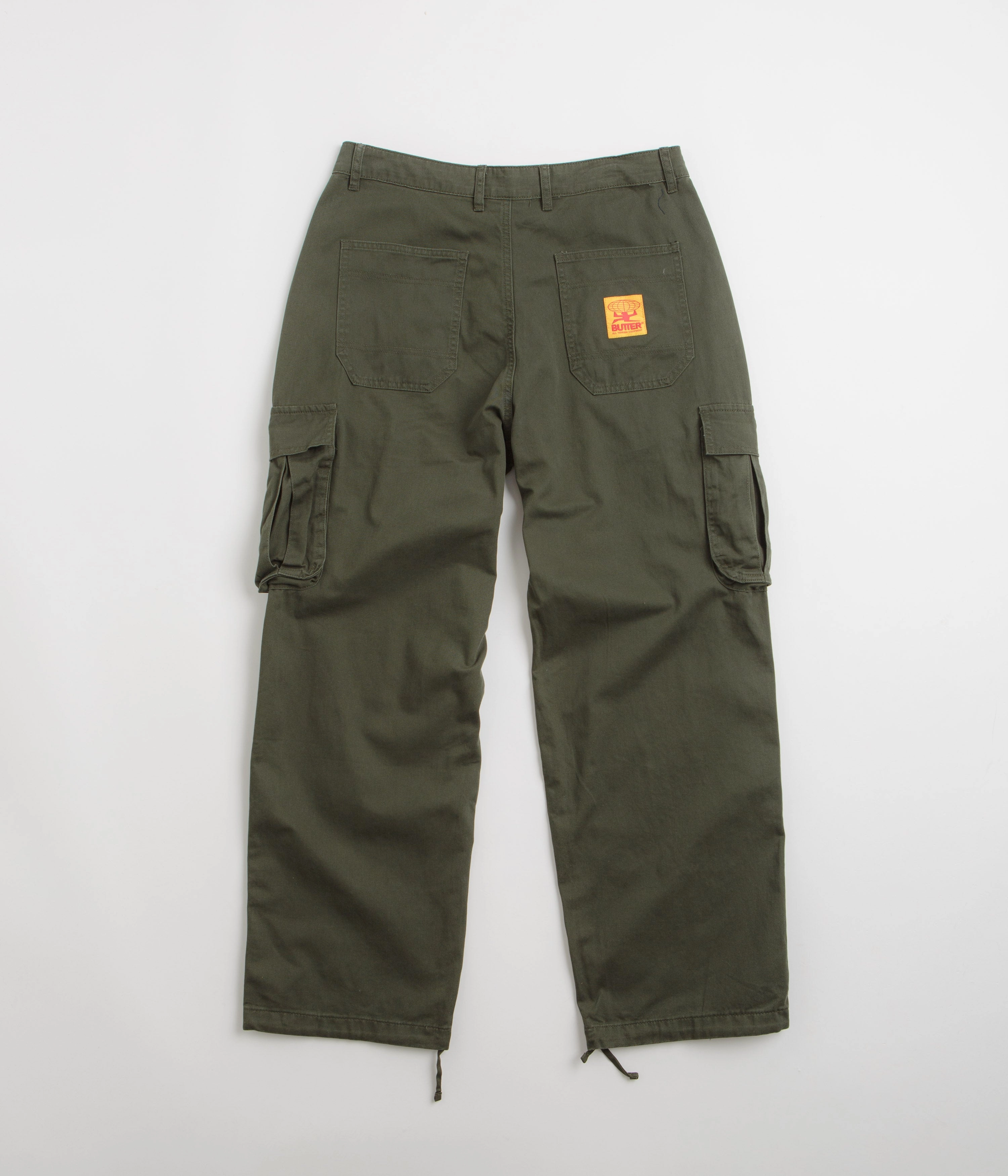 Butter Goods Field Cargo Pants - Forest Green Durable Construction