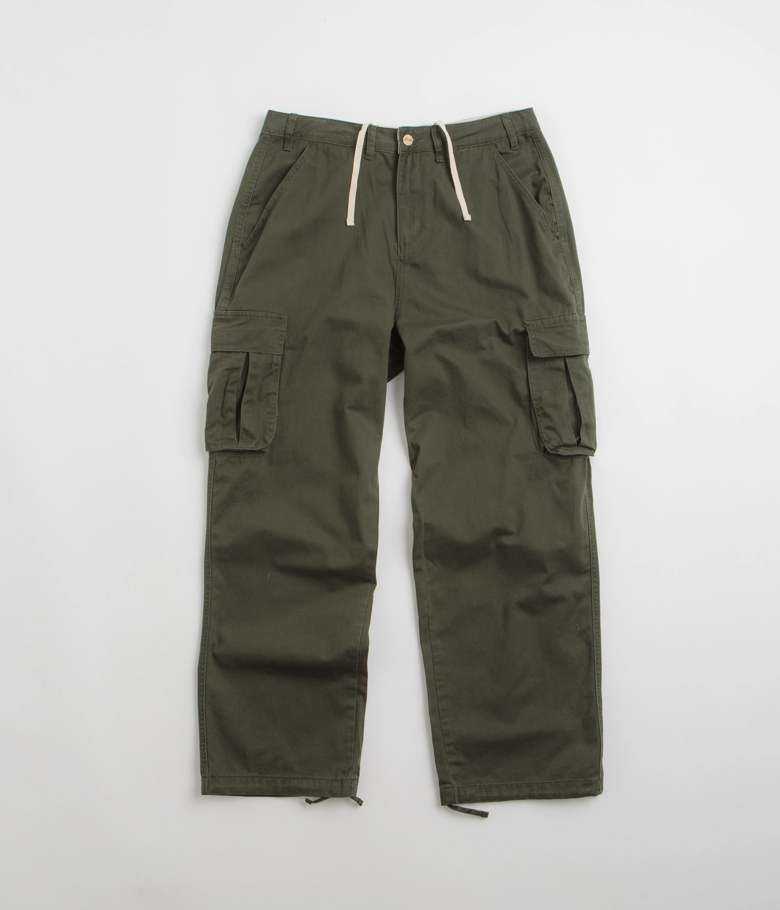 Trendy Cut Comfort Focused Butter Goods Field Cargo Pants - Forest Green