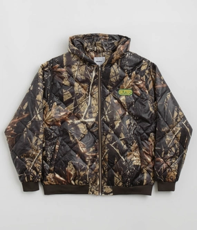 Butter Goods Hooded Work Jacket - Camo stain resistant coating Moisture Wicking Inner
