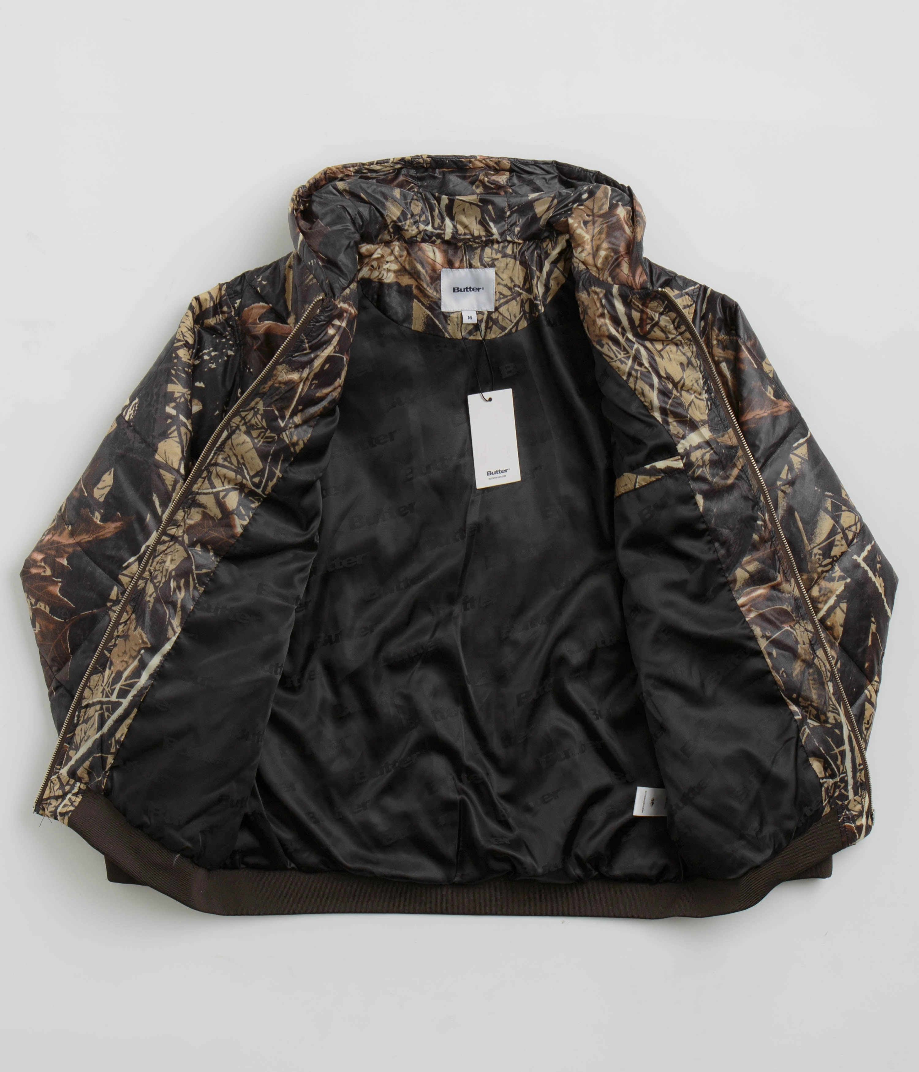 Butter Goods Hooded Work Jacket - Camo Windproof Technology SeamlessShoulderPanels