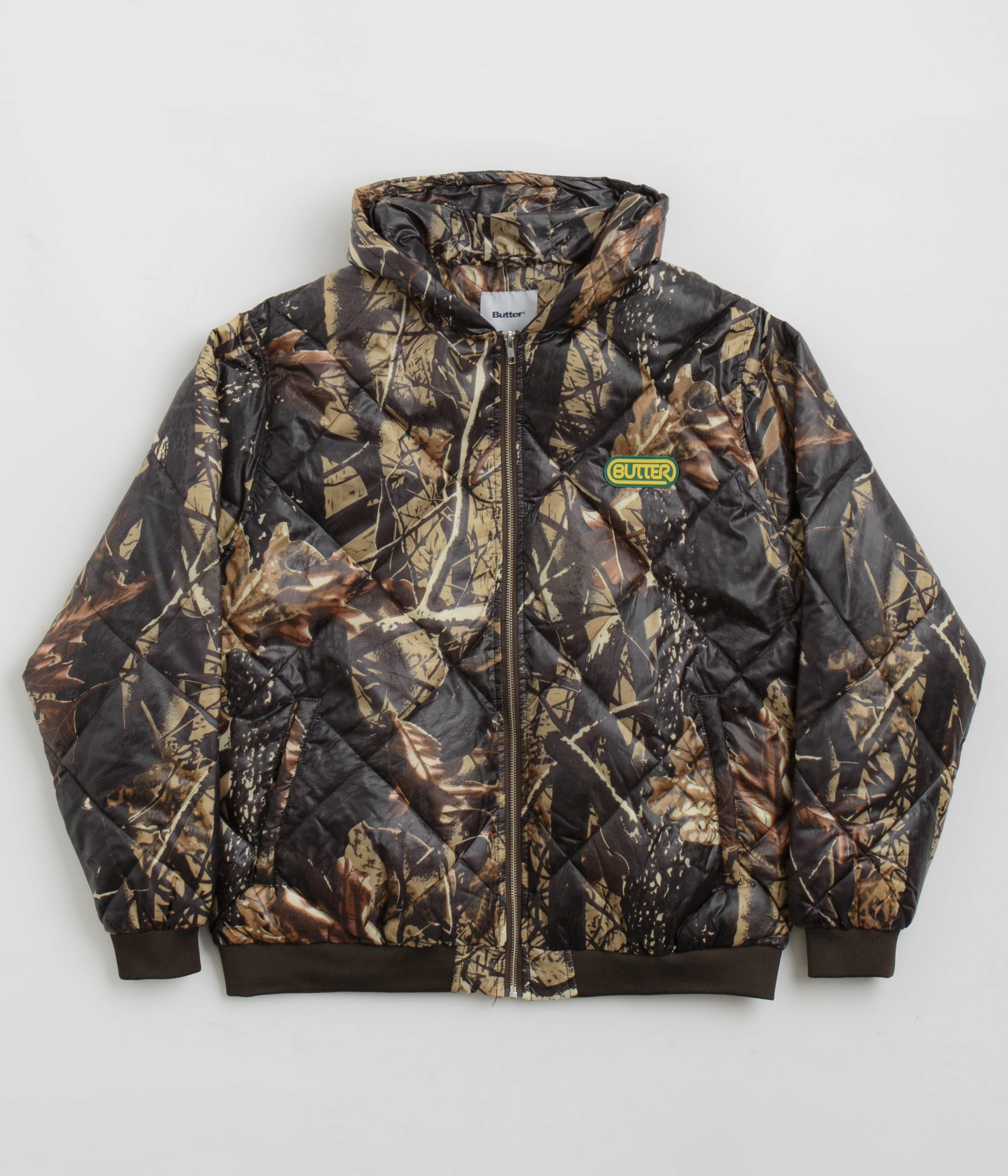 Butter Goods Hooded Work Jacket - Camo stain resistant coating Moisture Wicking Inner