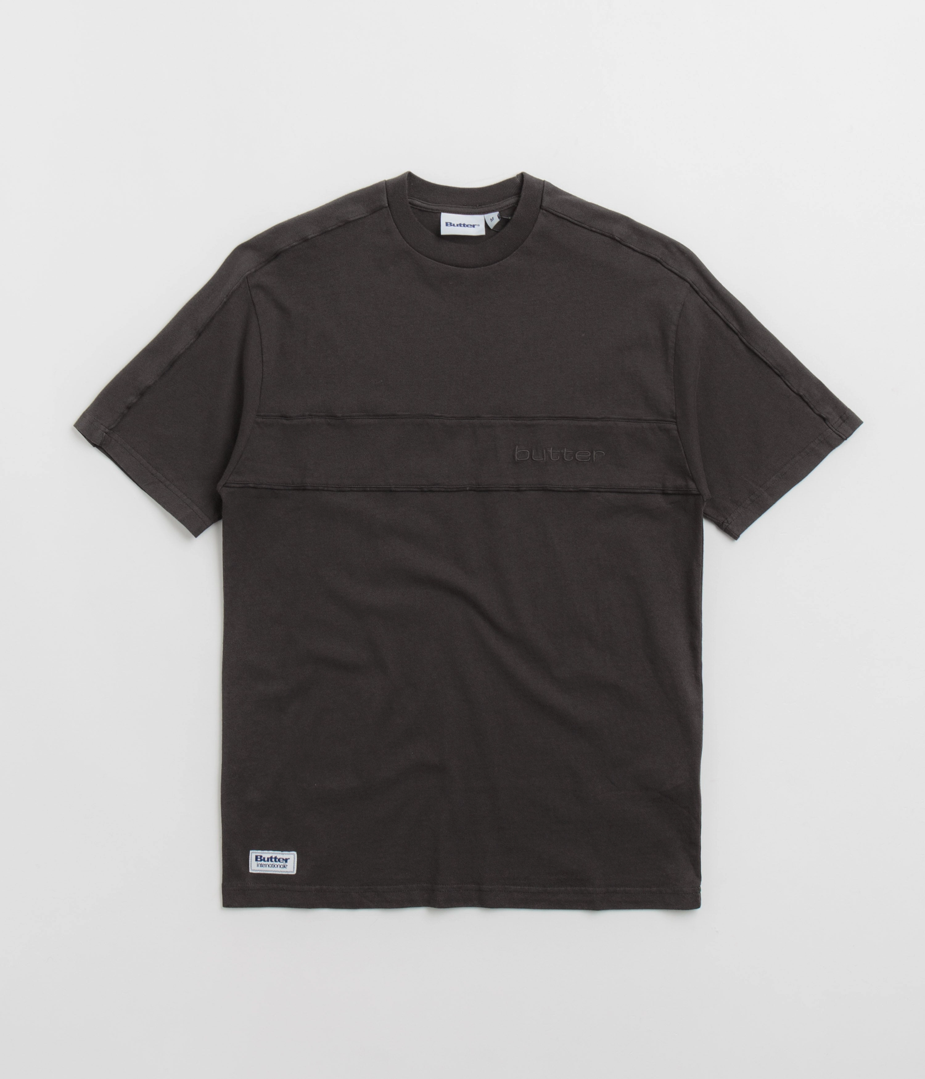 Street Ready Day-to-Night Look Butter Goods Movement T-Shirt - Washed Black