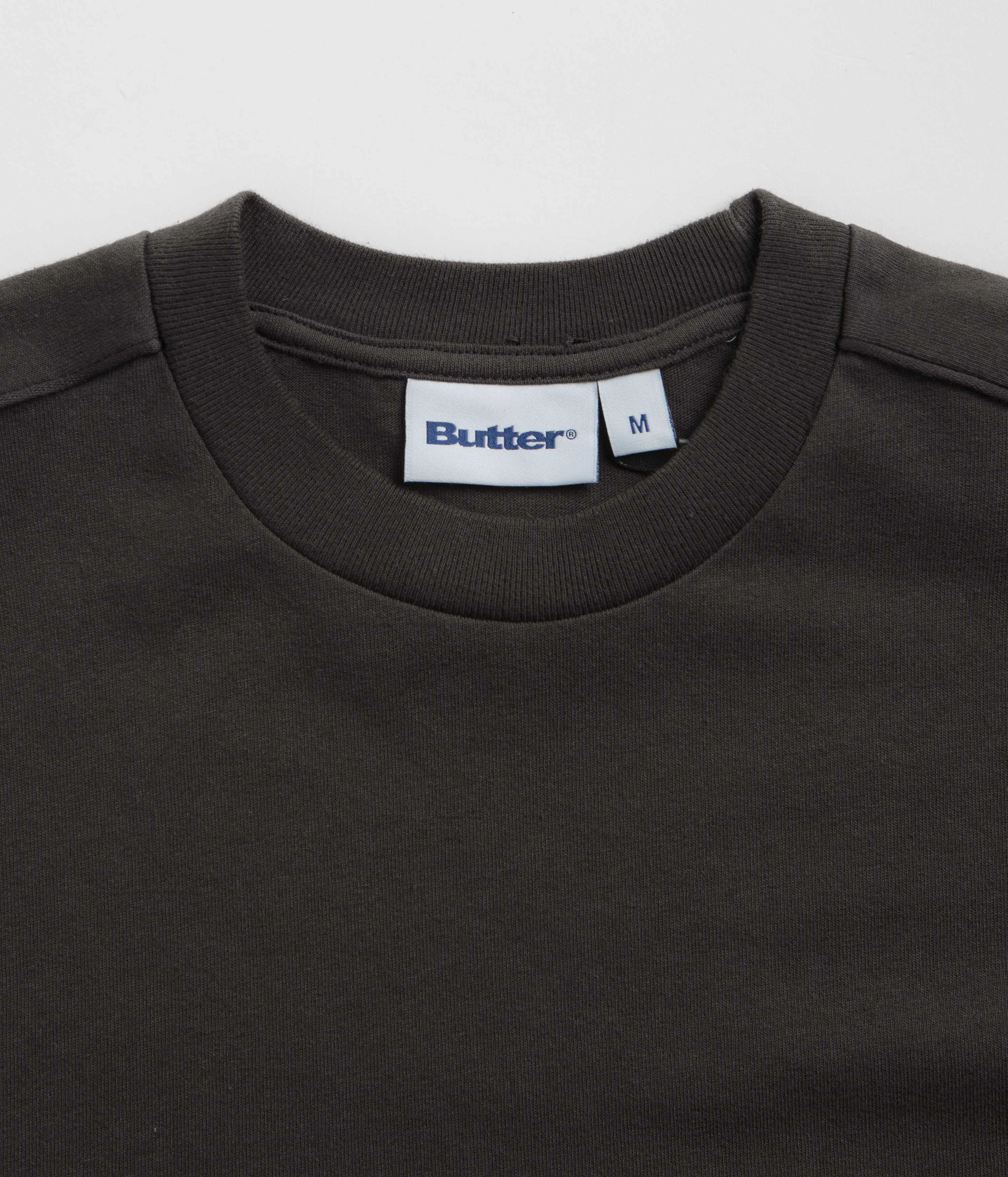 Rayon blend Butter Goods Movement T-Shirt - Washed Black