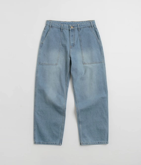 Butter Goods Patch Pocket Jeans - Faded Blue NonRestrictiveFit Breathable Stretch Wear