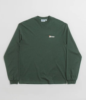 Butter Goods Pigment Dye Long Sleeve T-Shirt - Forest Everyday Fashion Look