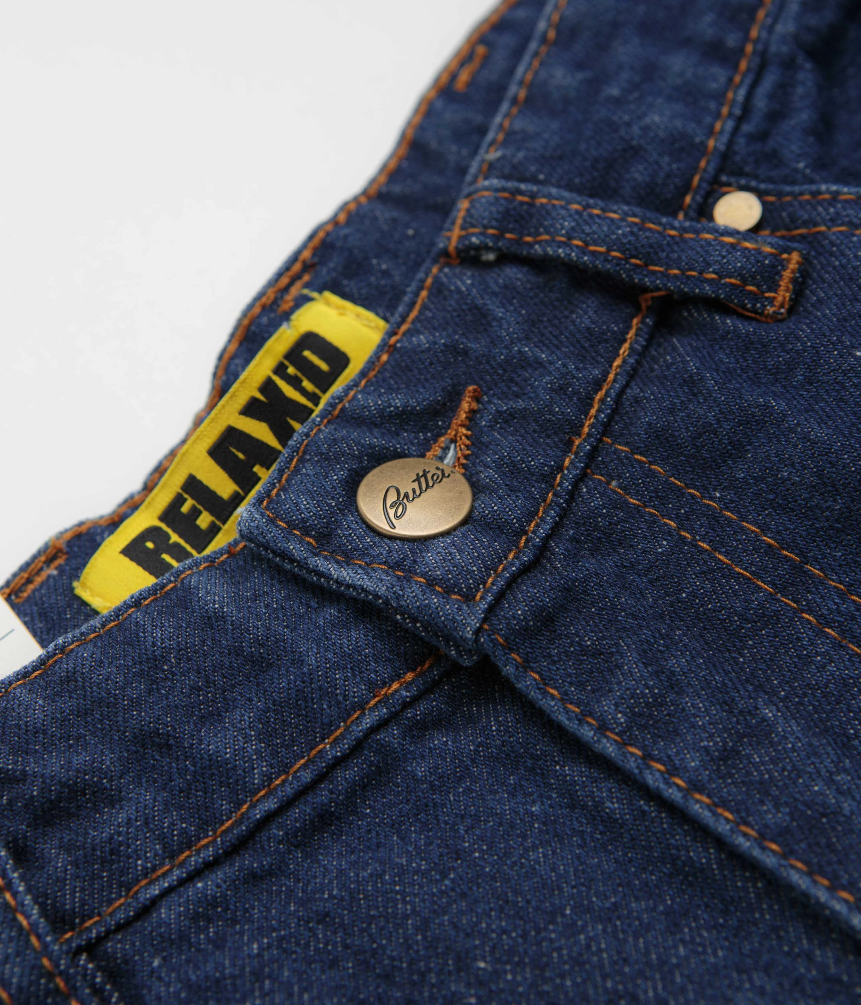 Butter Goods Relaxed Denim Jeans - Dark Indigo Easy Layer Functional Fashion