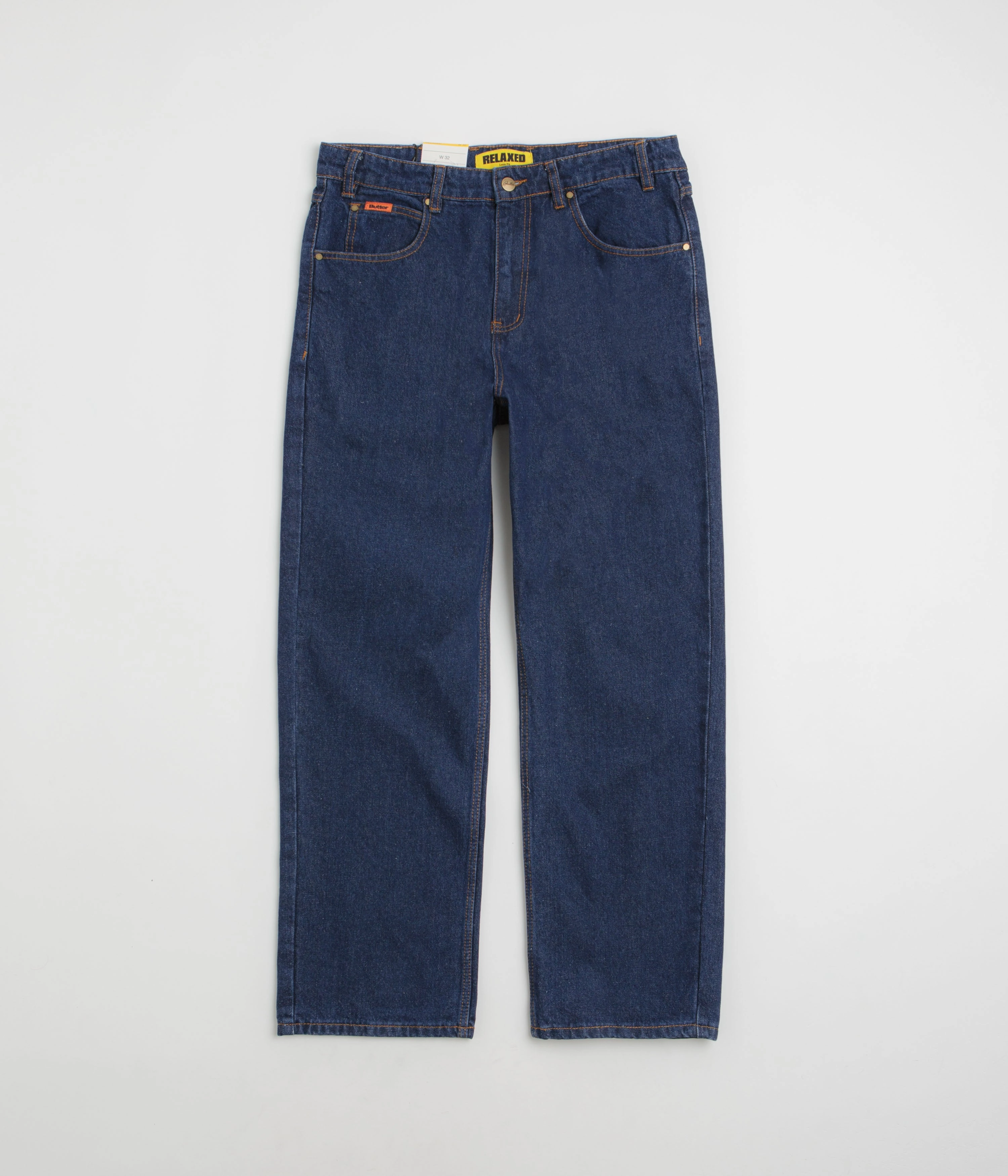 Butter Goods Relaxed Denim Jeans - Dark Indigo Modern Design