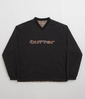 Butter Goods Reversible Dugout Pullover Jacket - Black / Stone Pastel Shade