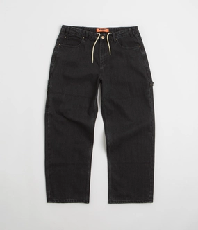 Butter Goods Rivet Jeans - Washed Black Trendy Appeal Quick Adjust Fit