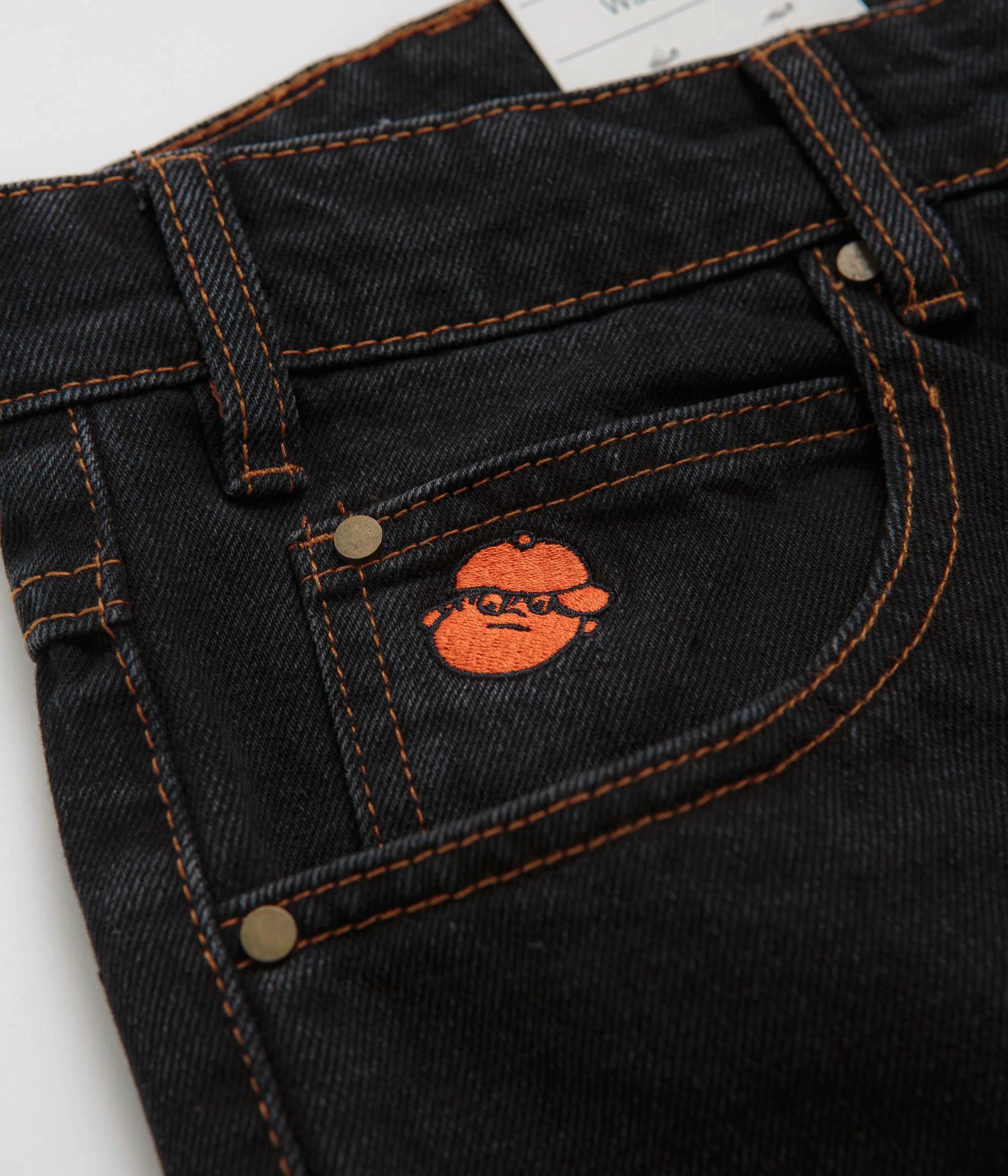 Butter Goods Santosuosso Jeans - Washed Black / Black Eco Friendly Dyeing Stable Shape
