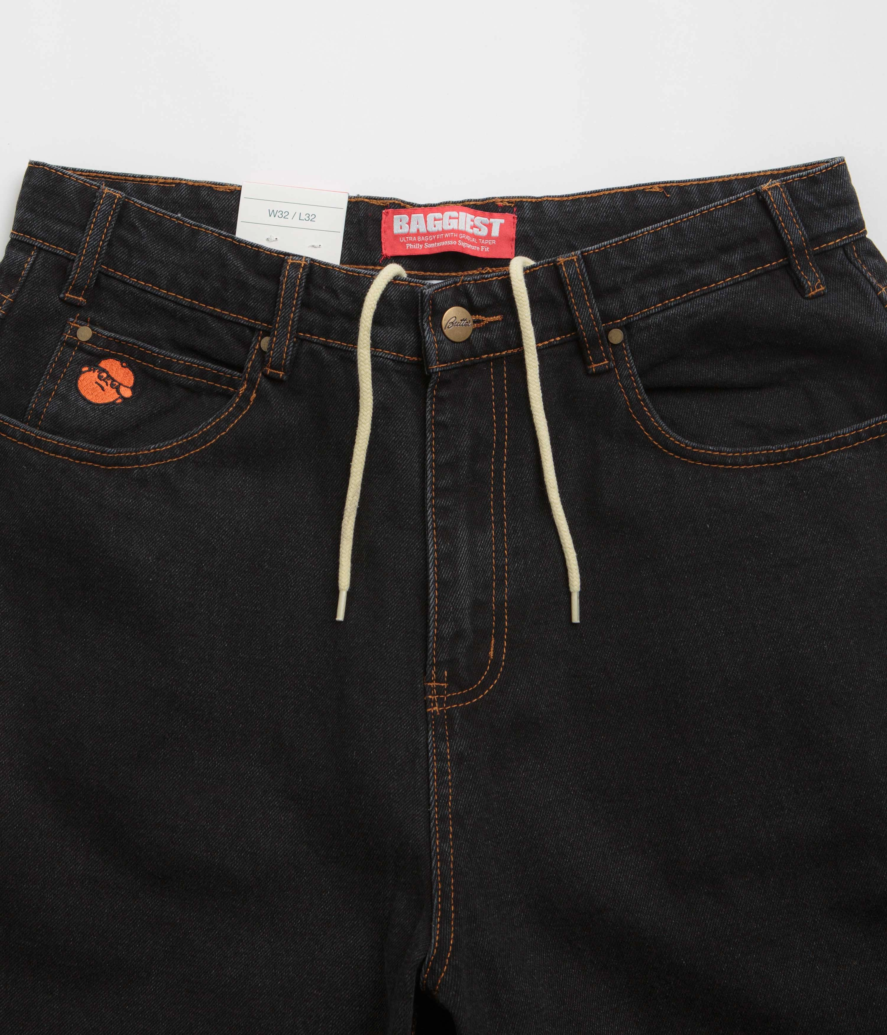 Butter Goods Santosuosso Jeans - Washed Black / Black Timeless Look