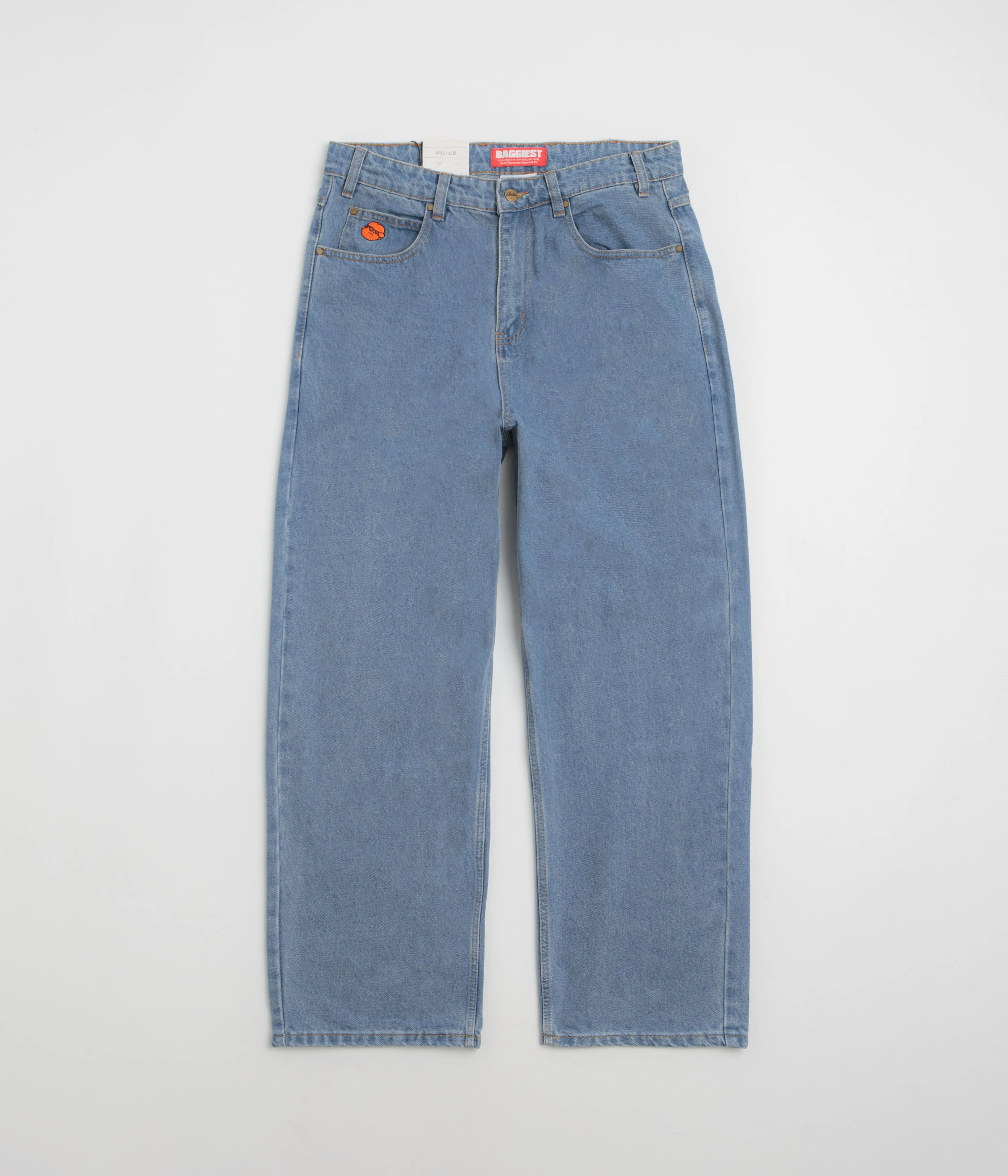 Butter Goods Santosuosso Jeans - Washed Indigo / Indigo Comfort Waist Compact Storage