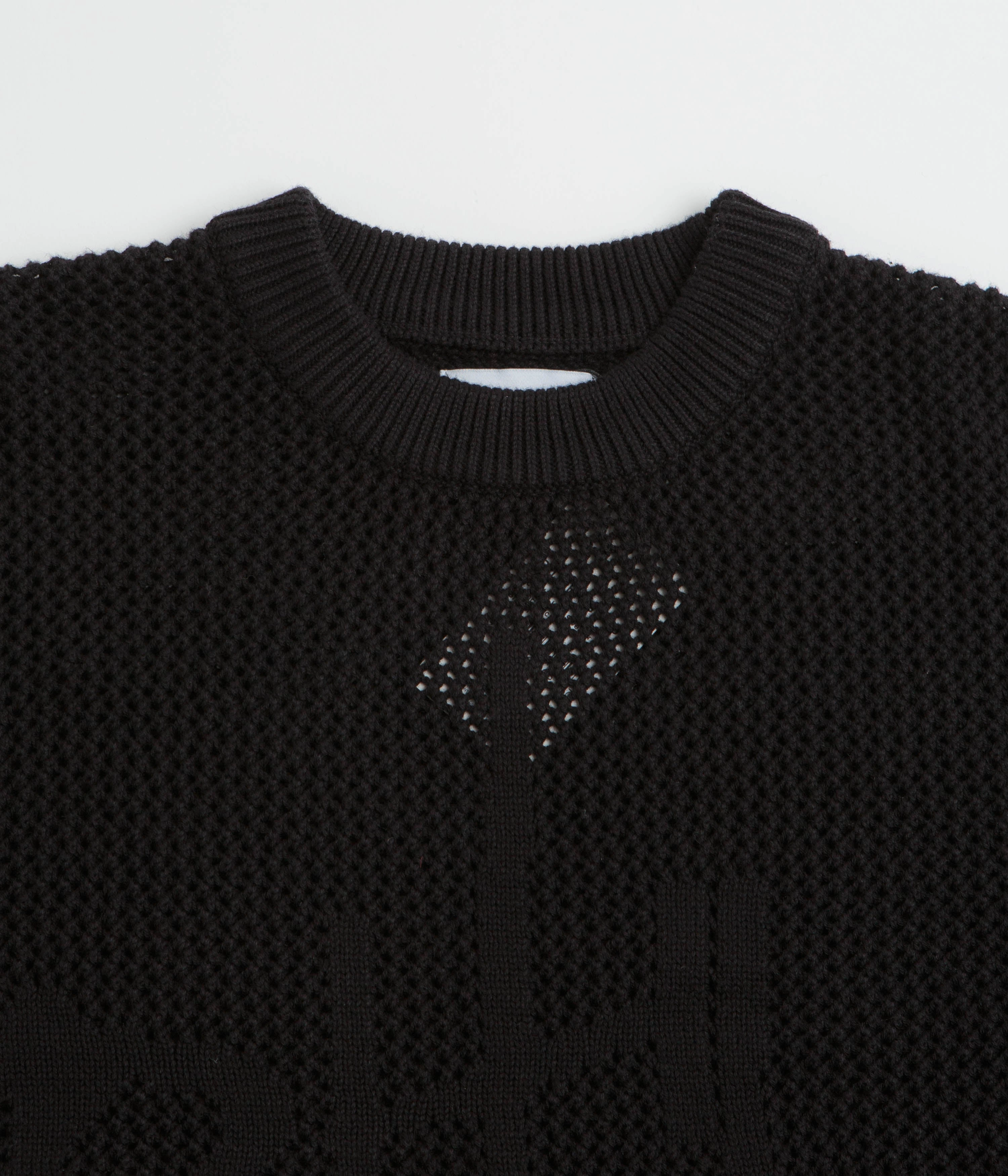 Butter Goods Scribble Knit Sweatshirt - Black Warm Knit Design Functional Fashion