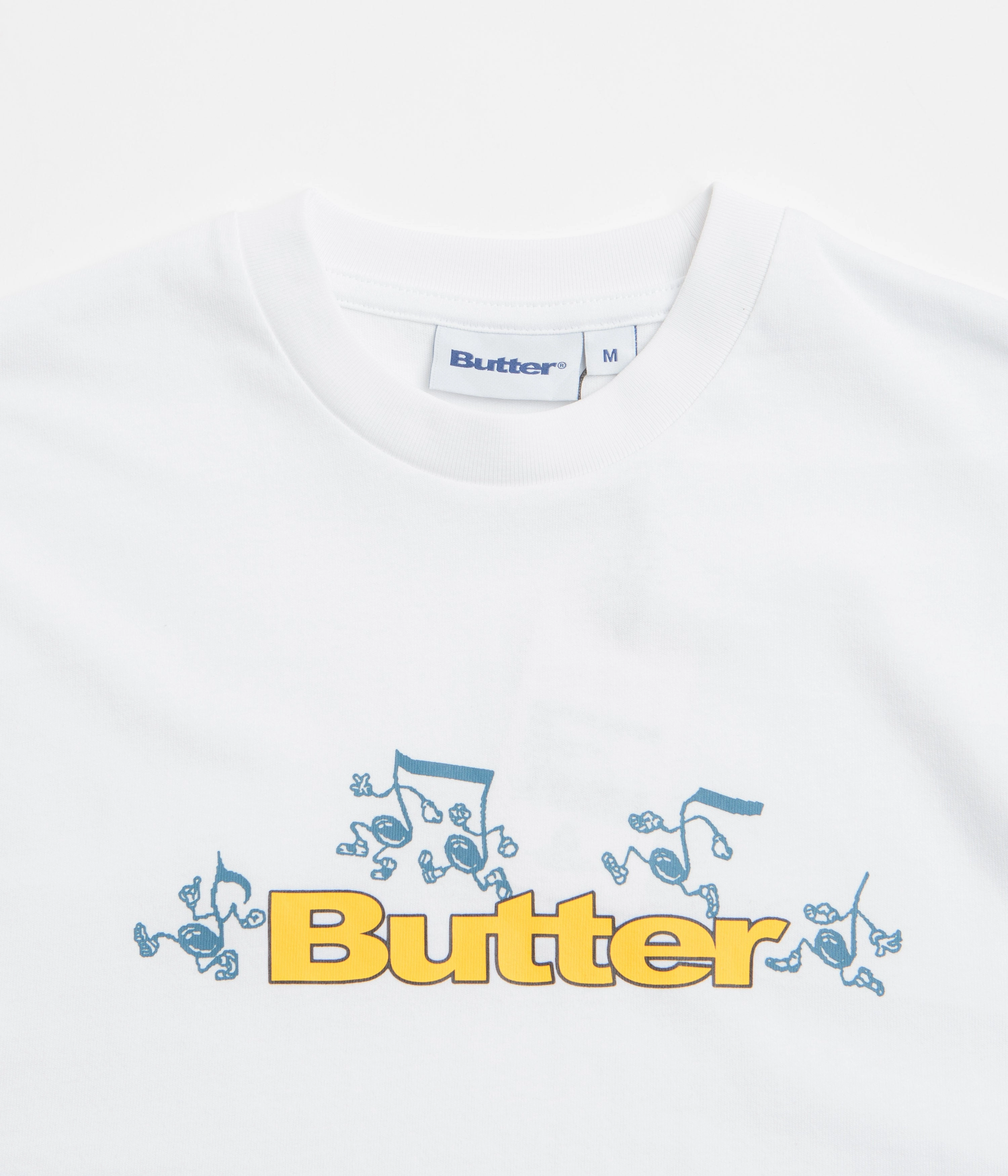 Functional Look Butter Goods Tempo Logo T-Shirt - White