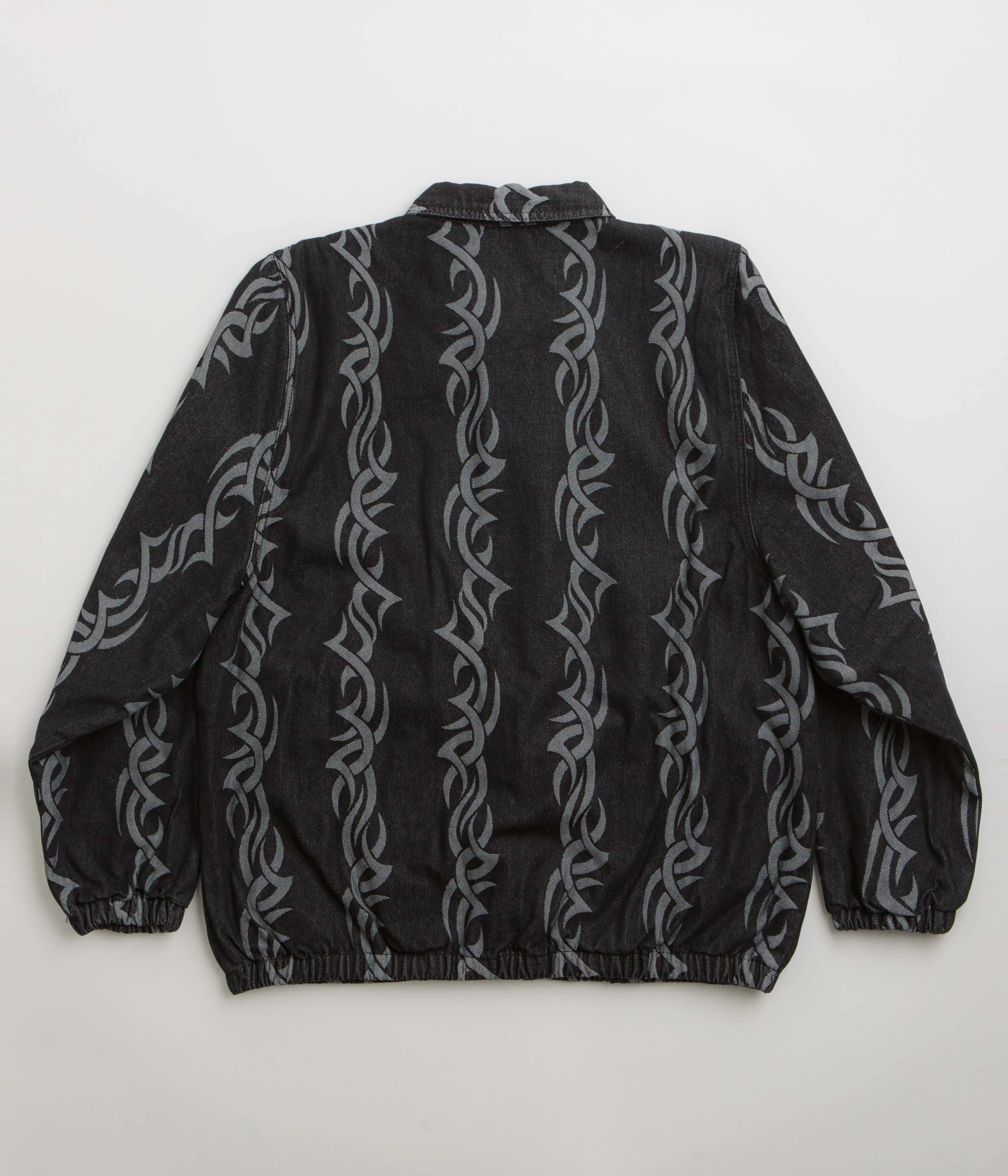 Butter Goods Tribal Denim Jacket - Black Eco Friendly Production Waist Belt