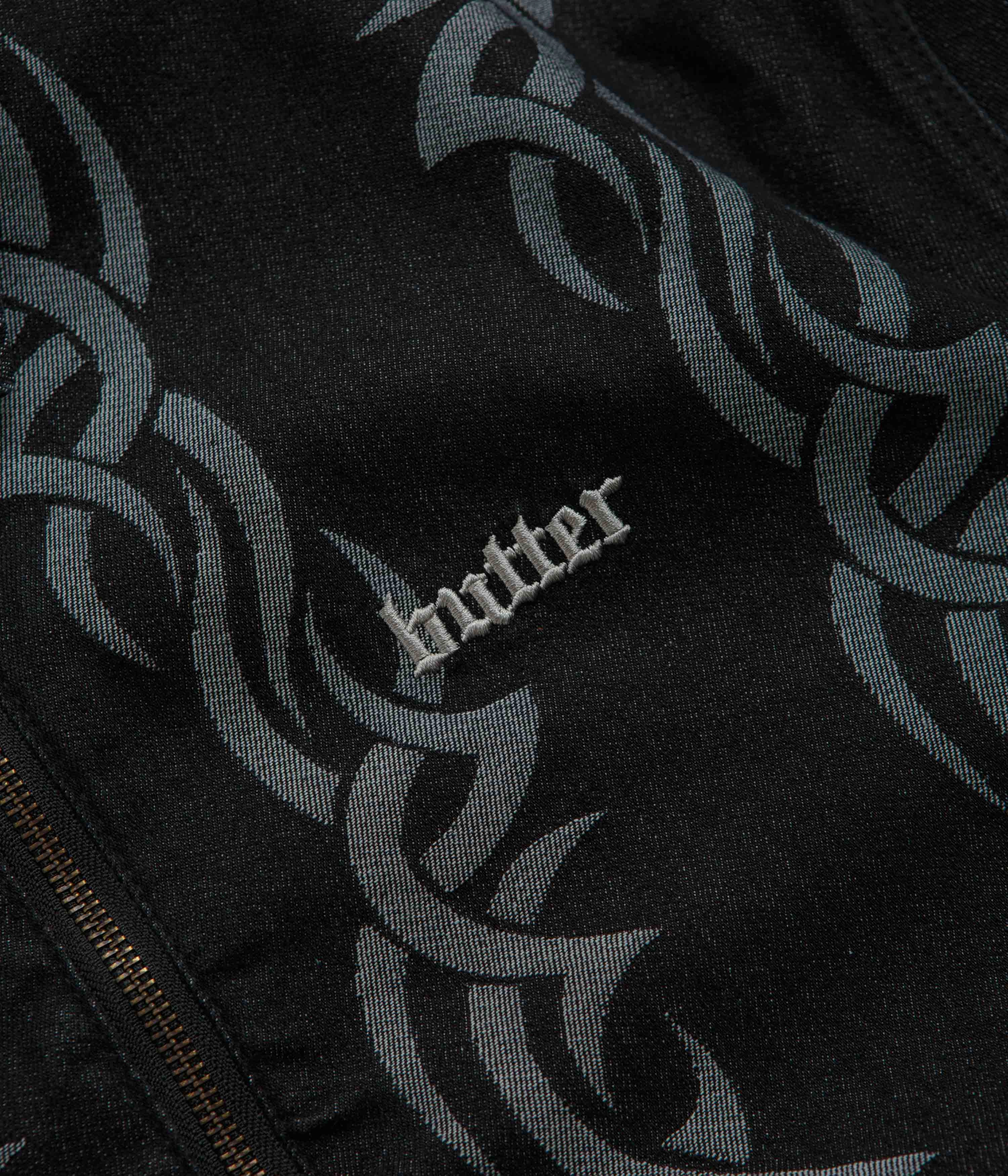 Butter Goods Tribal Denim Jacket - Black Heat Resistant Fabric