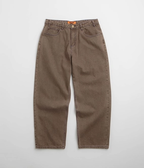 Relaxed Wearable Base Layer Butter Goods Warped Jeans - Washed Brown