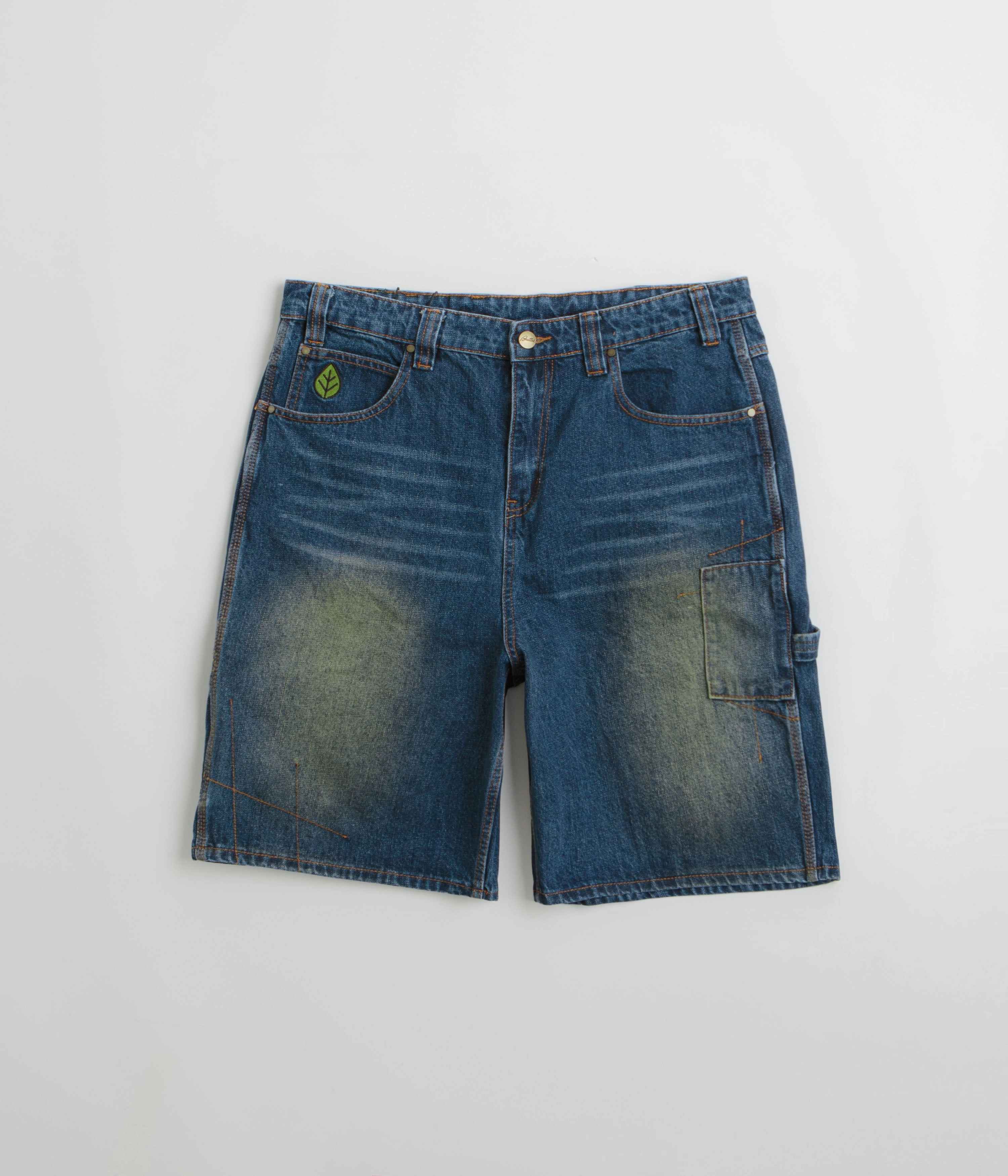 Butter Goods Weathergear Denim Shorts - Repaired Indigo homecoming Casual Design