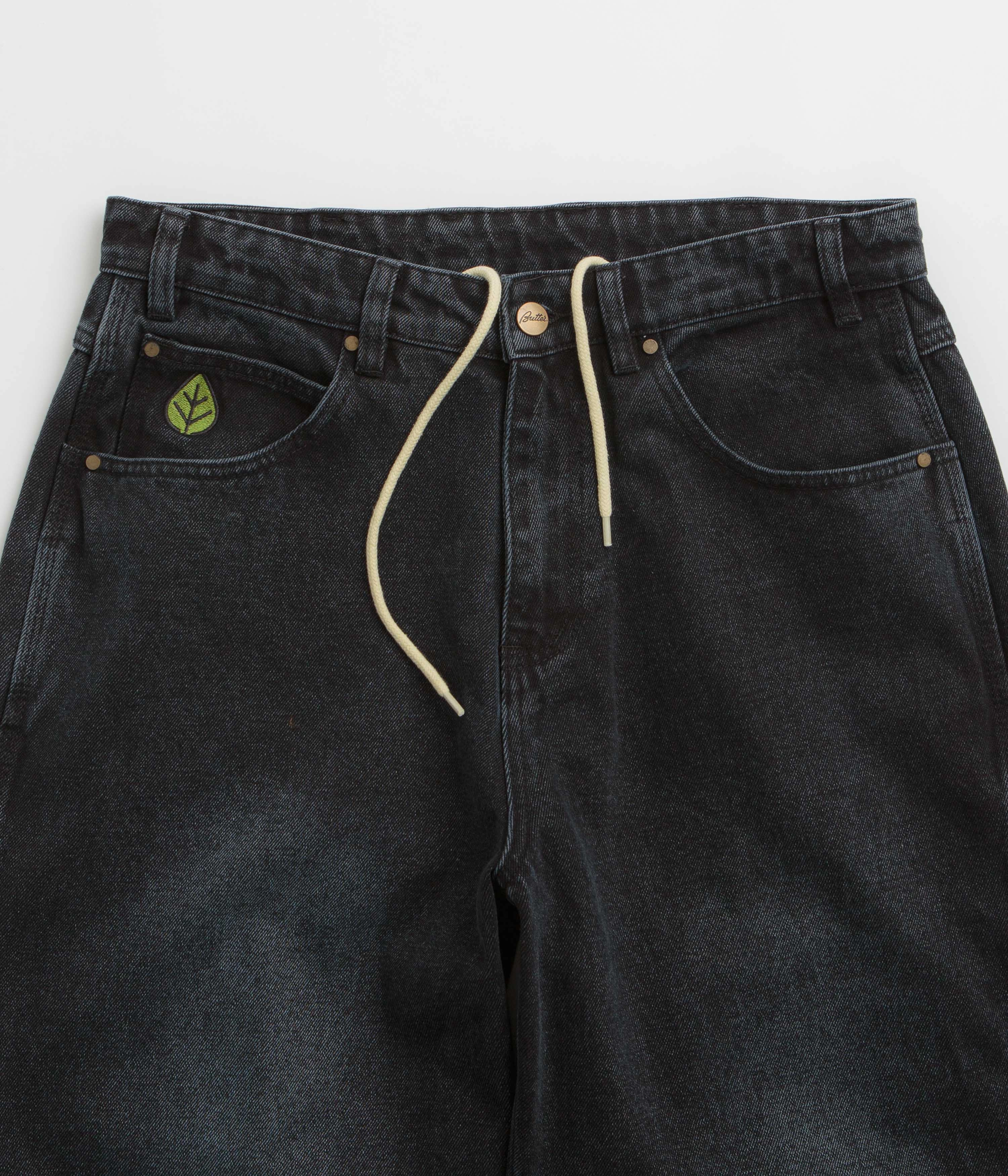 Lined interior Core Flex Butter Goods Weathergear Jeans - Dark Navy Tint