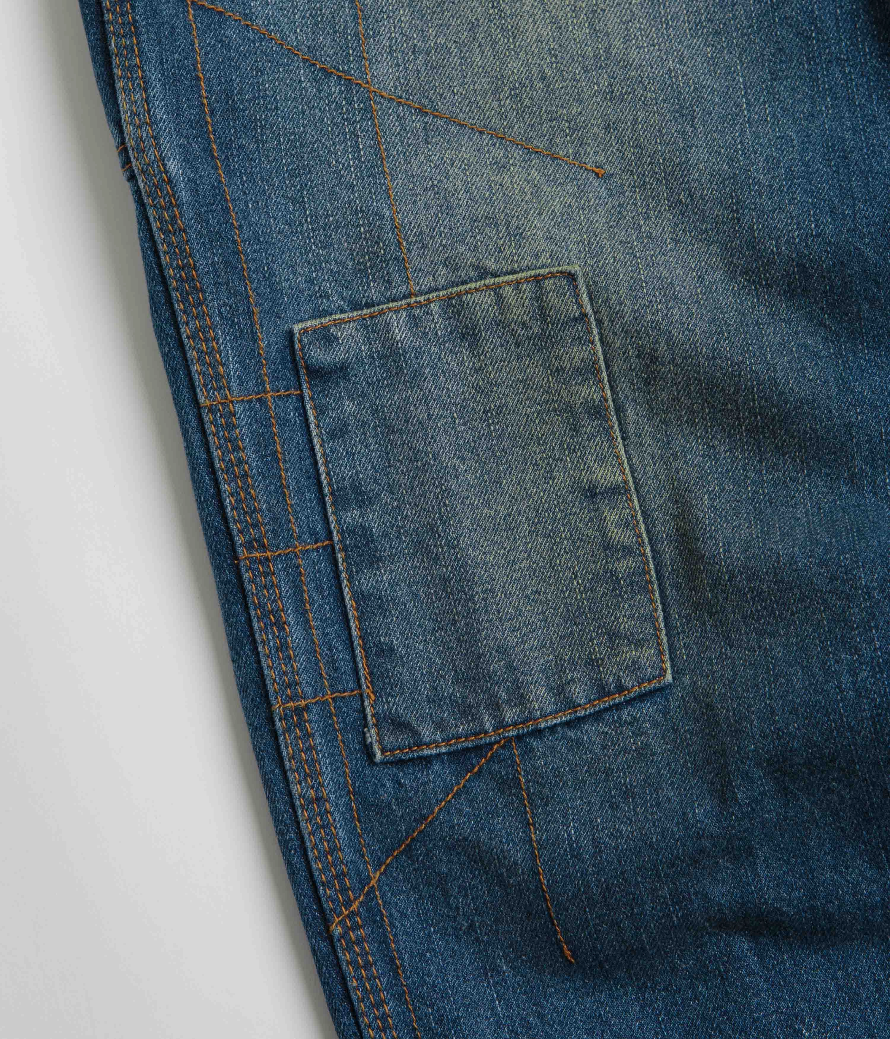 Butter Goods Weathergear Jeans - Repaired Indigo Chill Style Breathable mesh