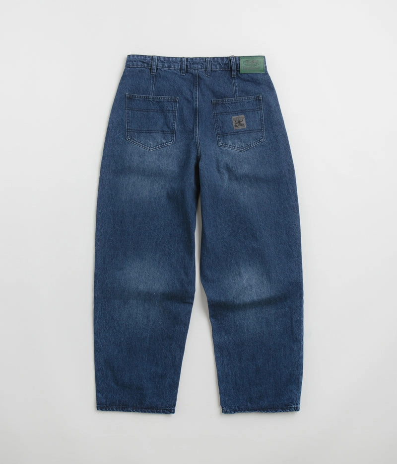 Butter Goods Wide Cut Jeans - Washed Slub Blue Simple and Cozy Movement Ease