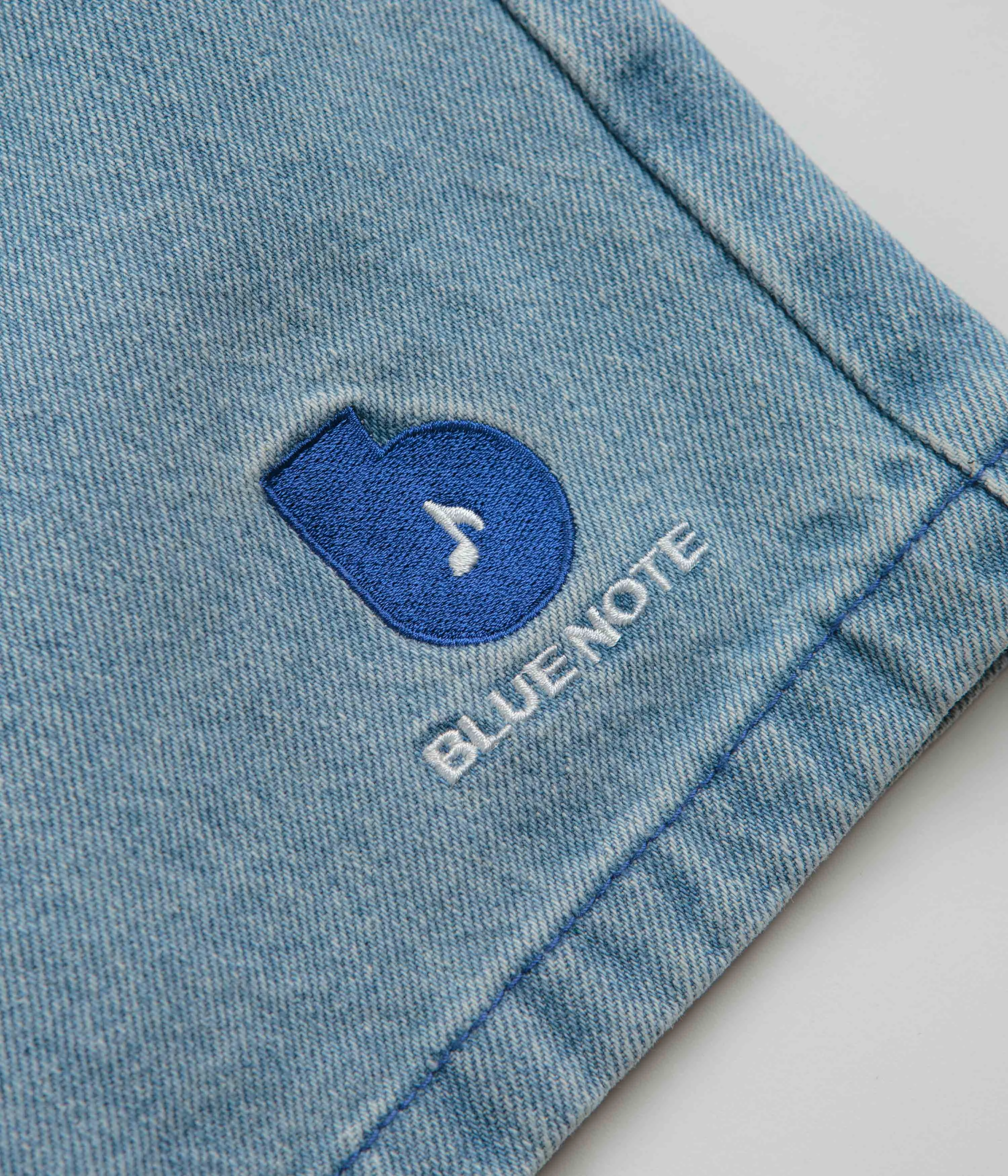 Performance Flex Butter Goods x Blue Note Pleated Denim Shorts - Washed Indigo