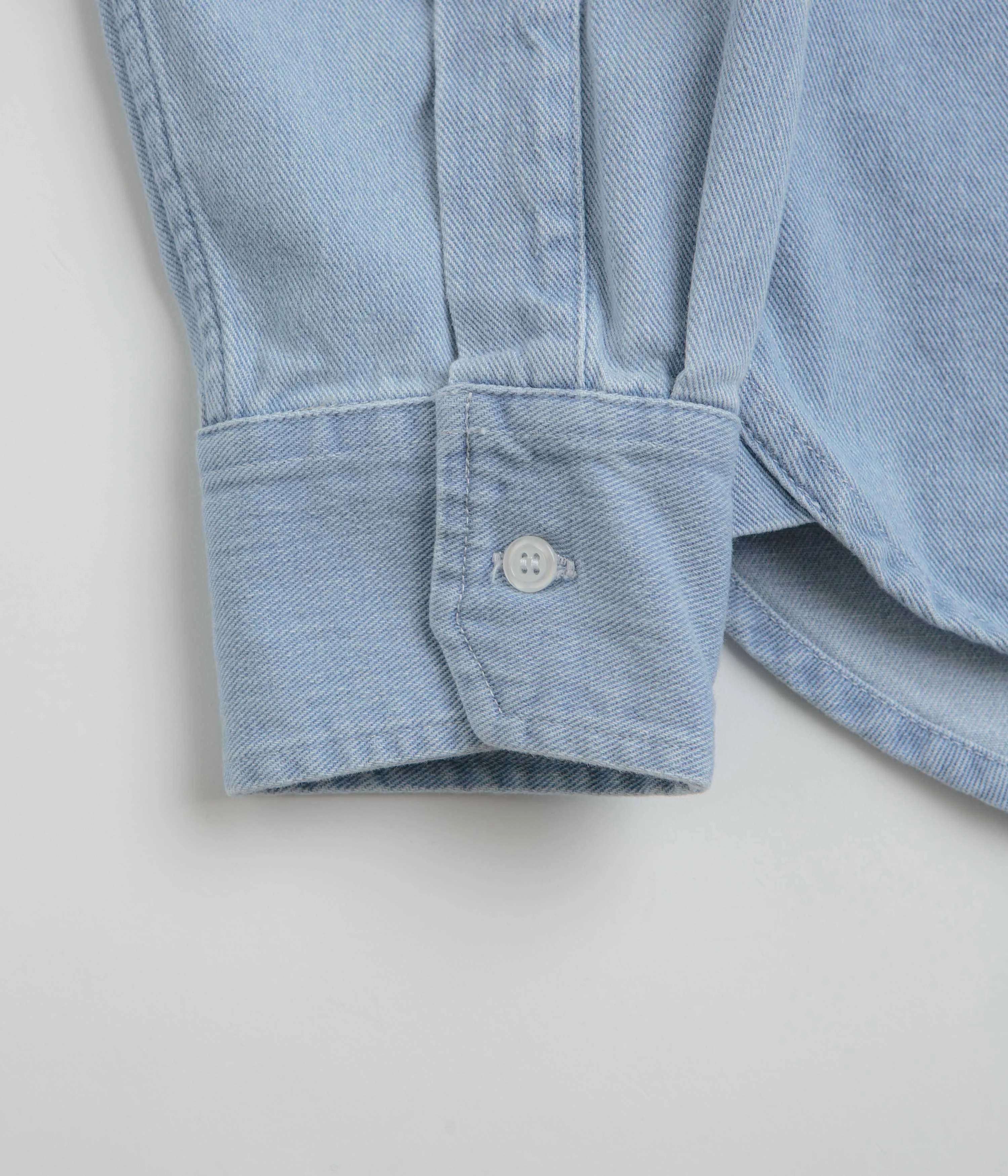 by Parra Ancient Aliens Shirt - Washed Blue Daytime Look Breathable Layer
