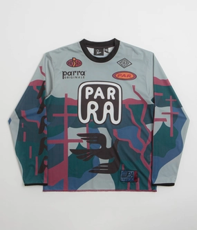 by Parra Dirt Jumper Long Sleeve T-Shirt - Grey short sleeved Casual and cool