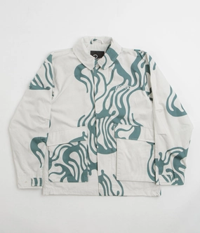 by Parra Half Blob Hunting Jacket - Grey Compression Fold Design Seam Sealed Technology
