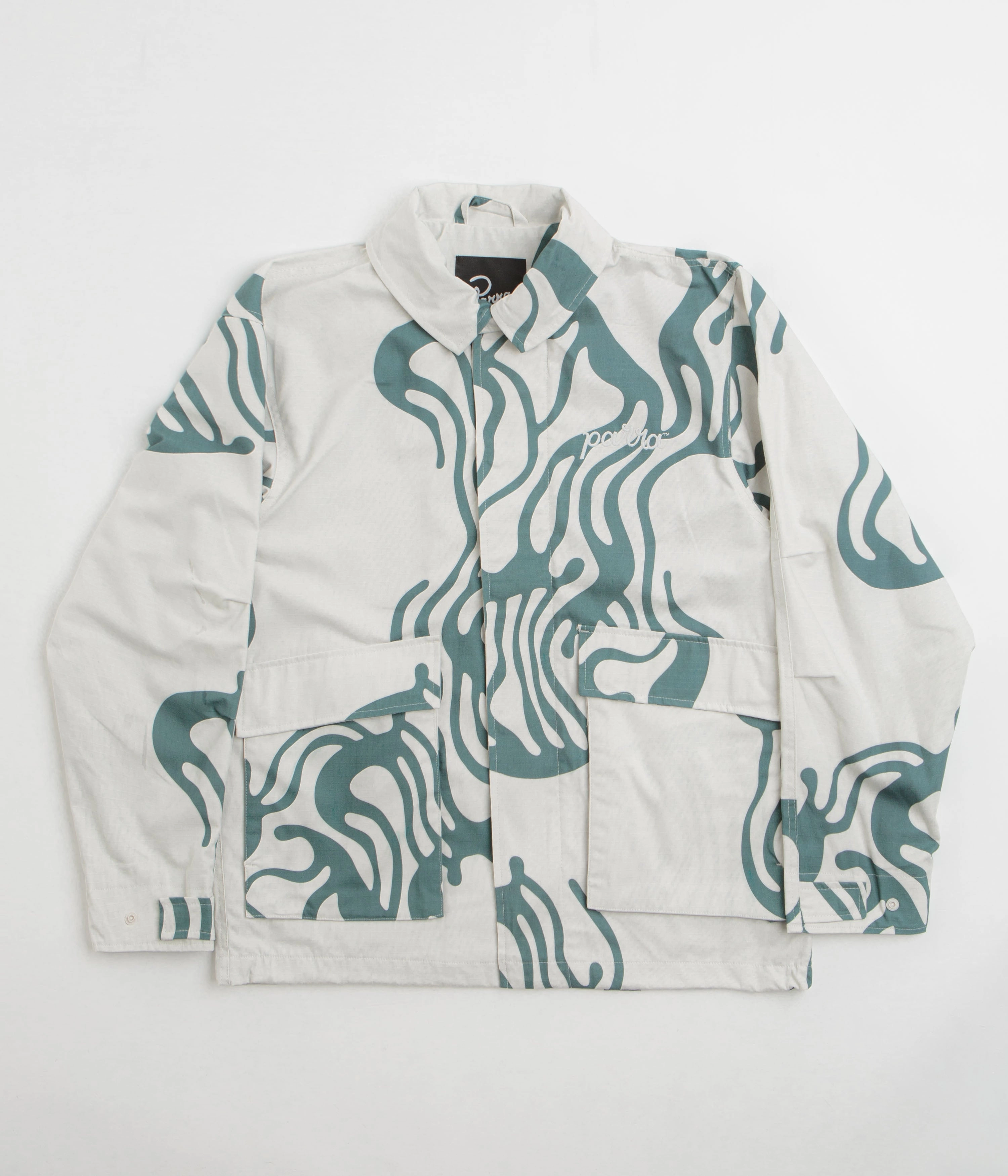 by Parra Half Blob Hunting Jacket - Grey Compression Fold Design Seam Sealed Technology