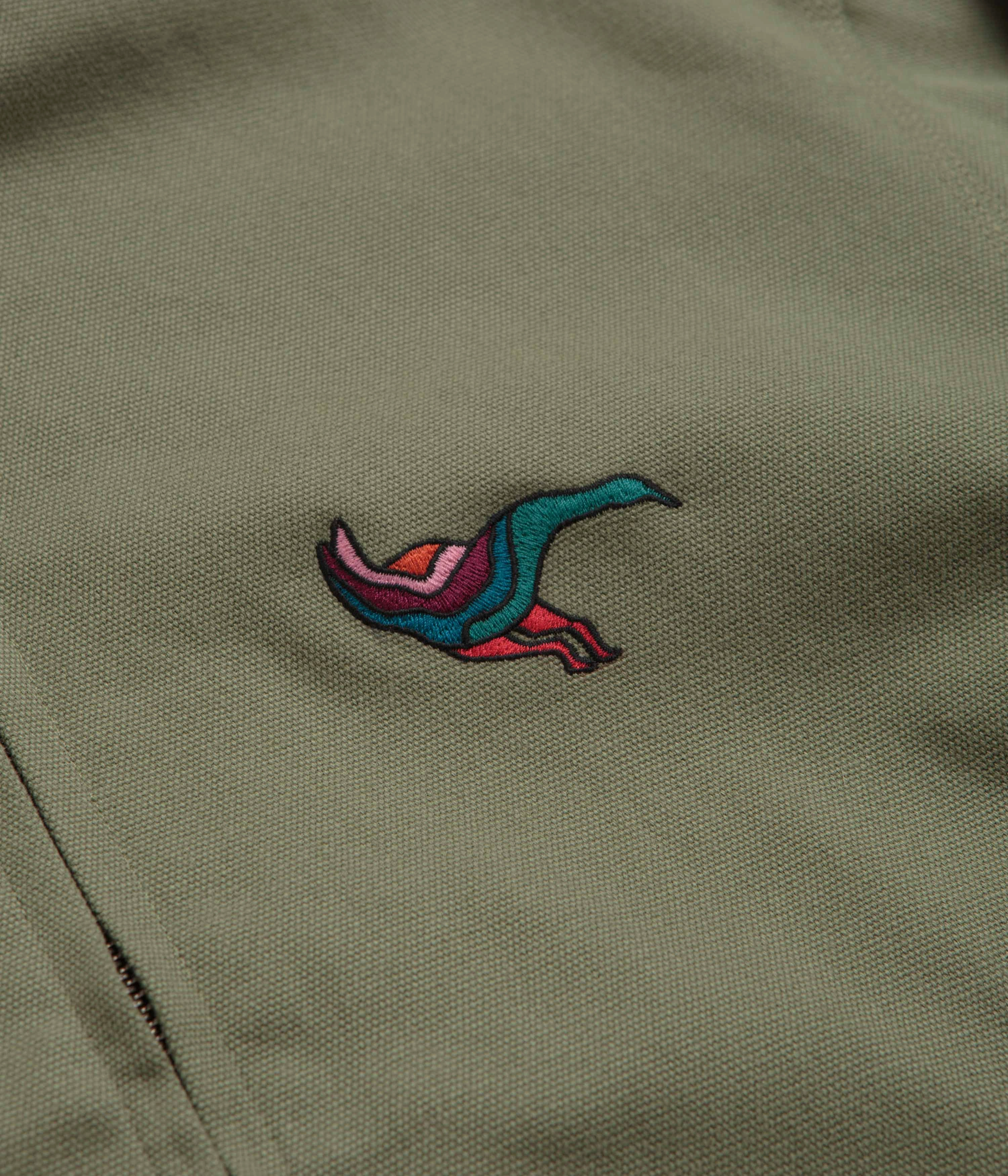 Layered construction Hidden Storage Compartments by Parra Inspiration Point Jacket - Green