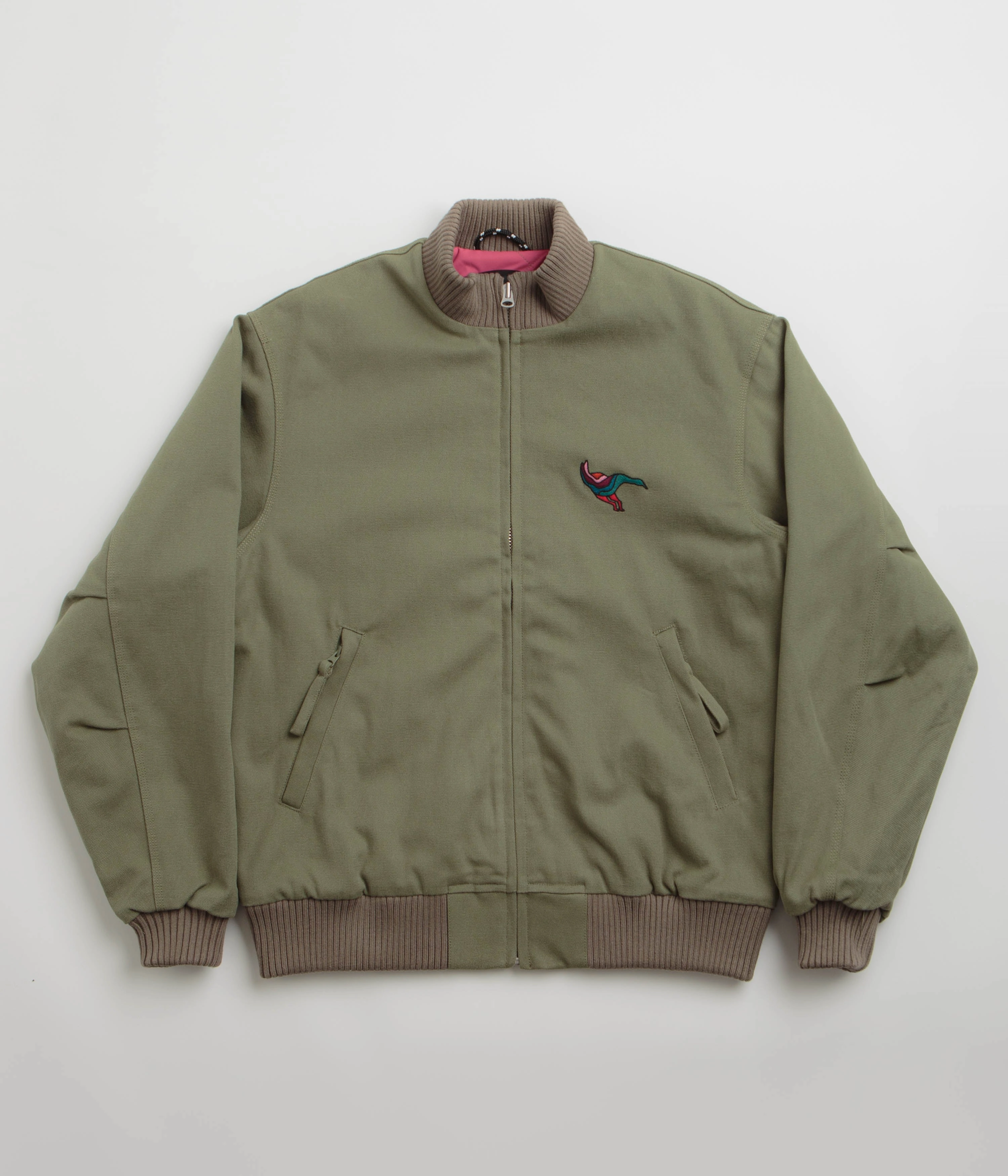 Ventilation Vents Canvas Make by Parra Inspiration Point Jacket - Green