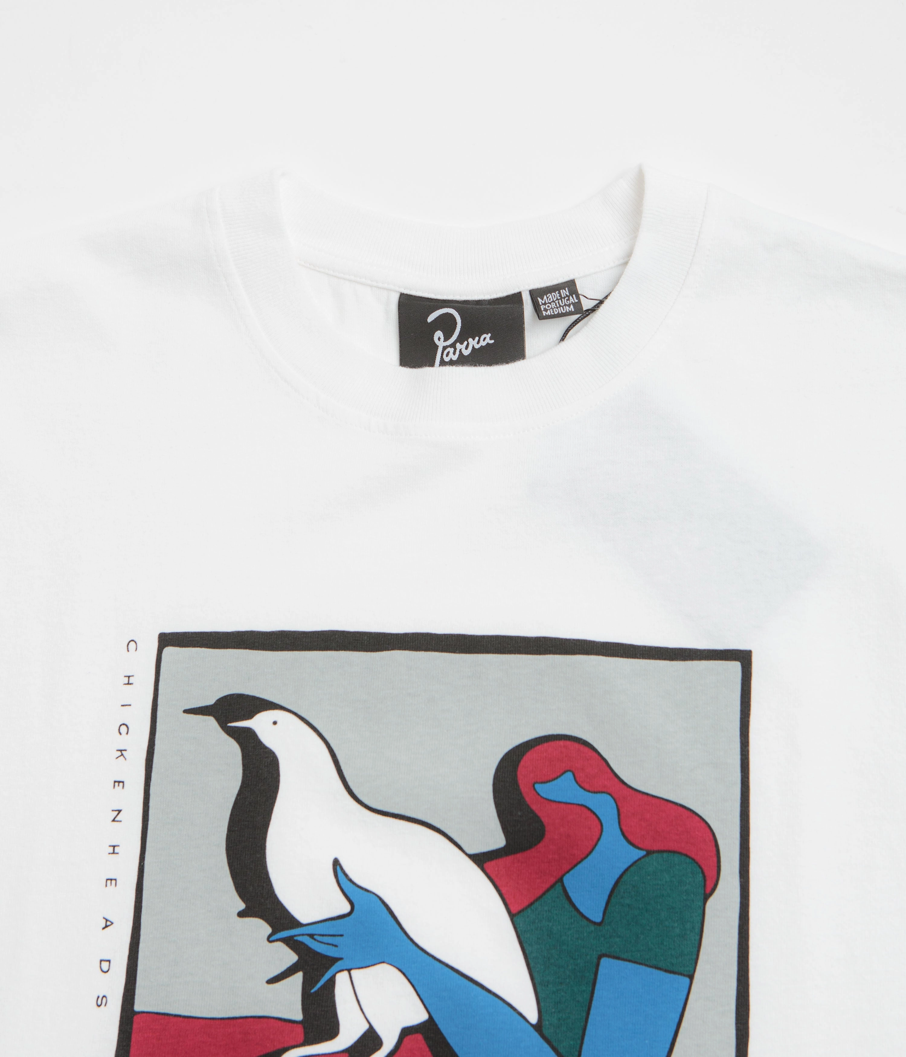 Timeless Fit School Uniform by Parra Look At It T-Shirt - White