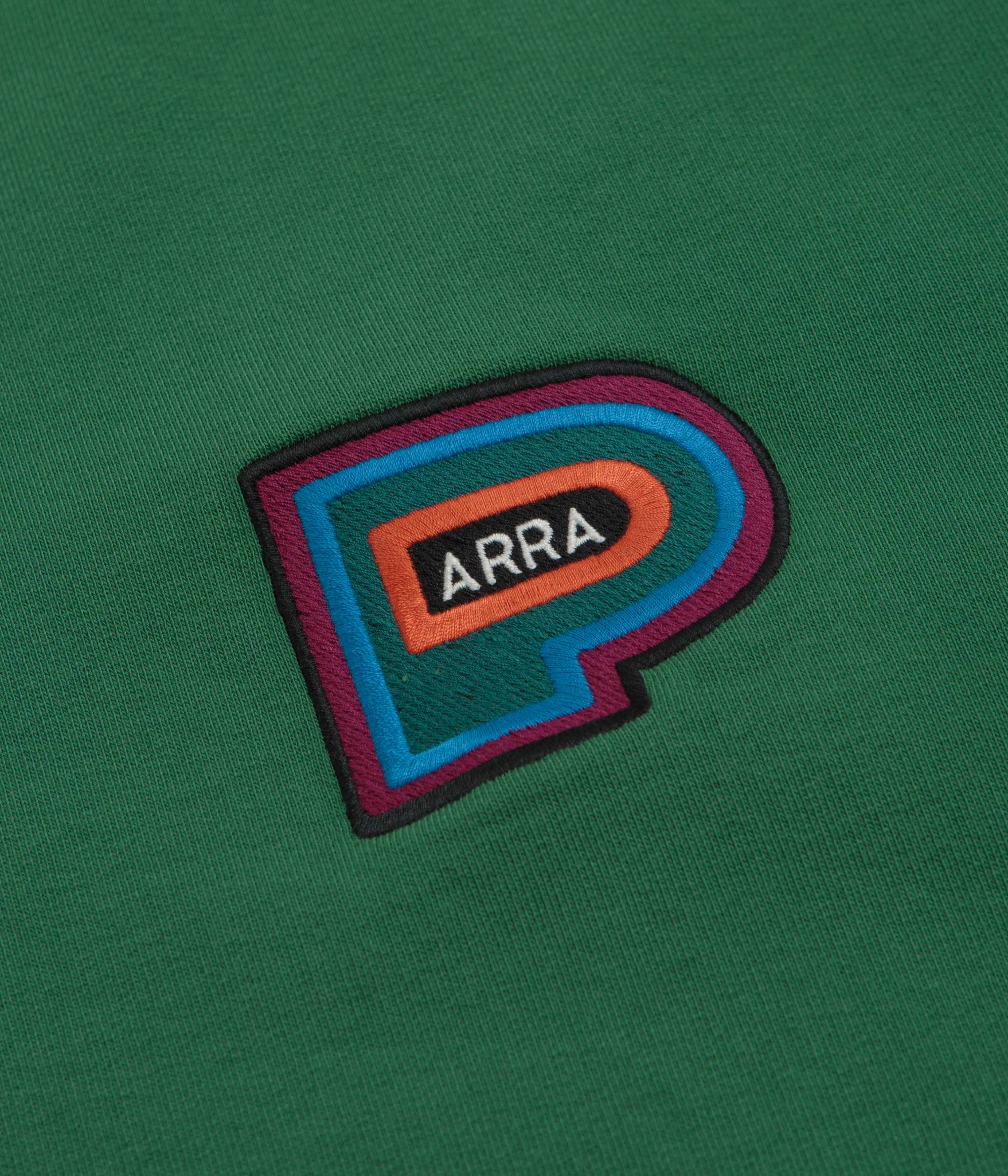 by Parra Repeat Pea Crewneck Sweatshirt - Green Casual Layer