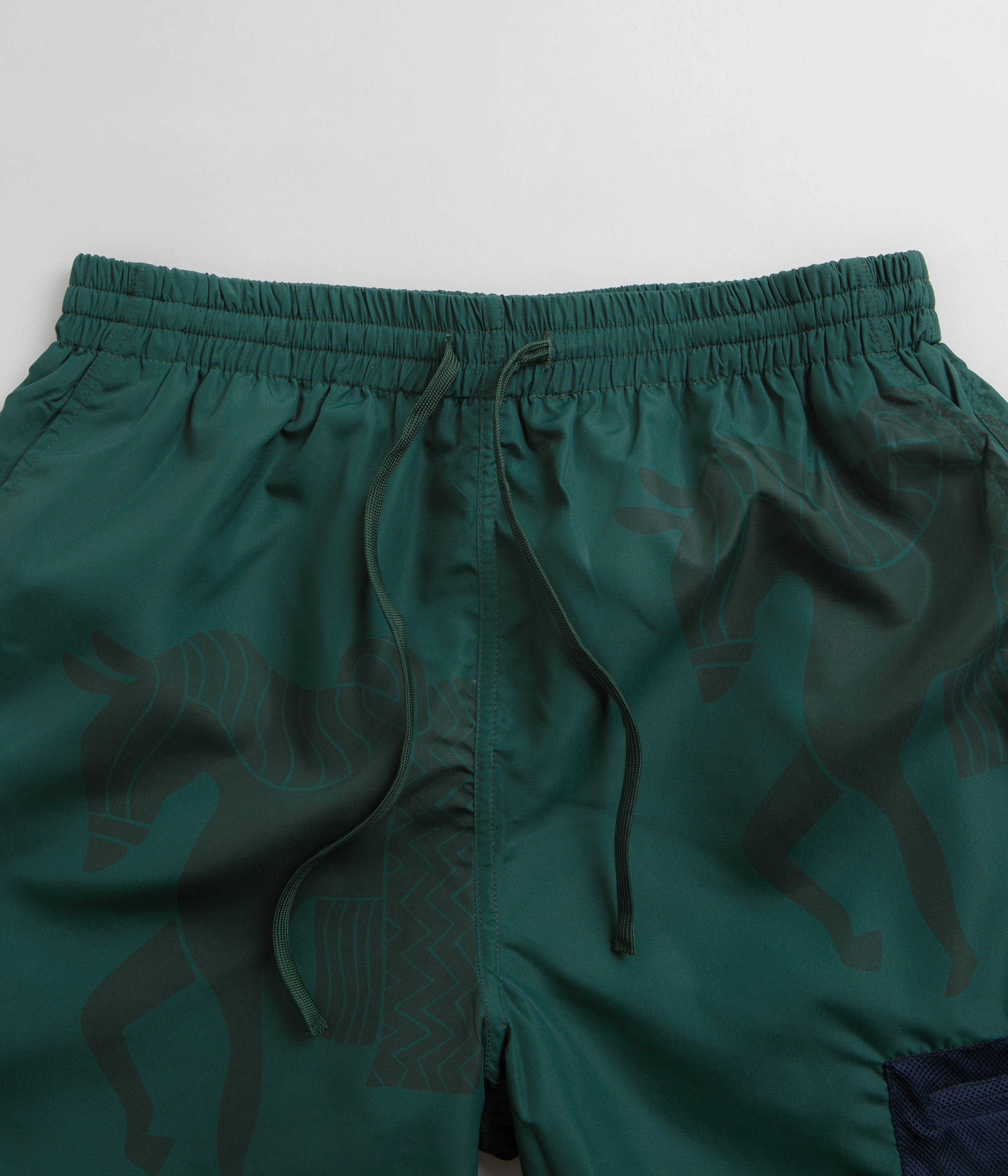 by Parra Short Horse Shorts - Pine Green Sport Flex Fit High Elasticity Blend