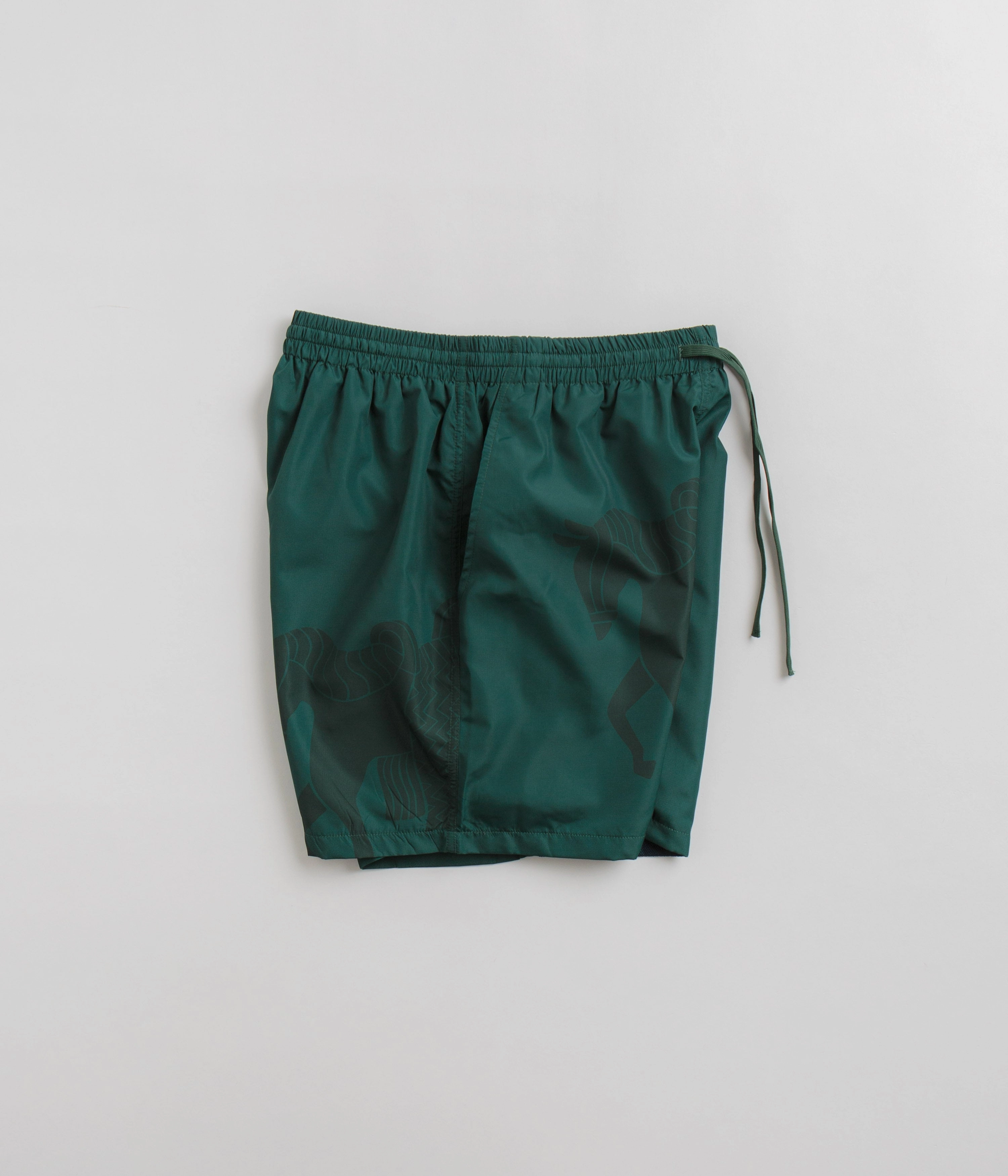 No Pressure Fit Beach Ready Shorts by Parra Short Horse Shorts - Pine Green