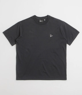 by Parra Signature T-Shirt - Dark Navy Natural Fiber Blend