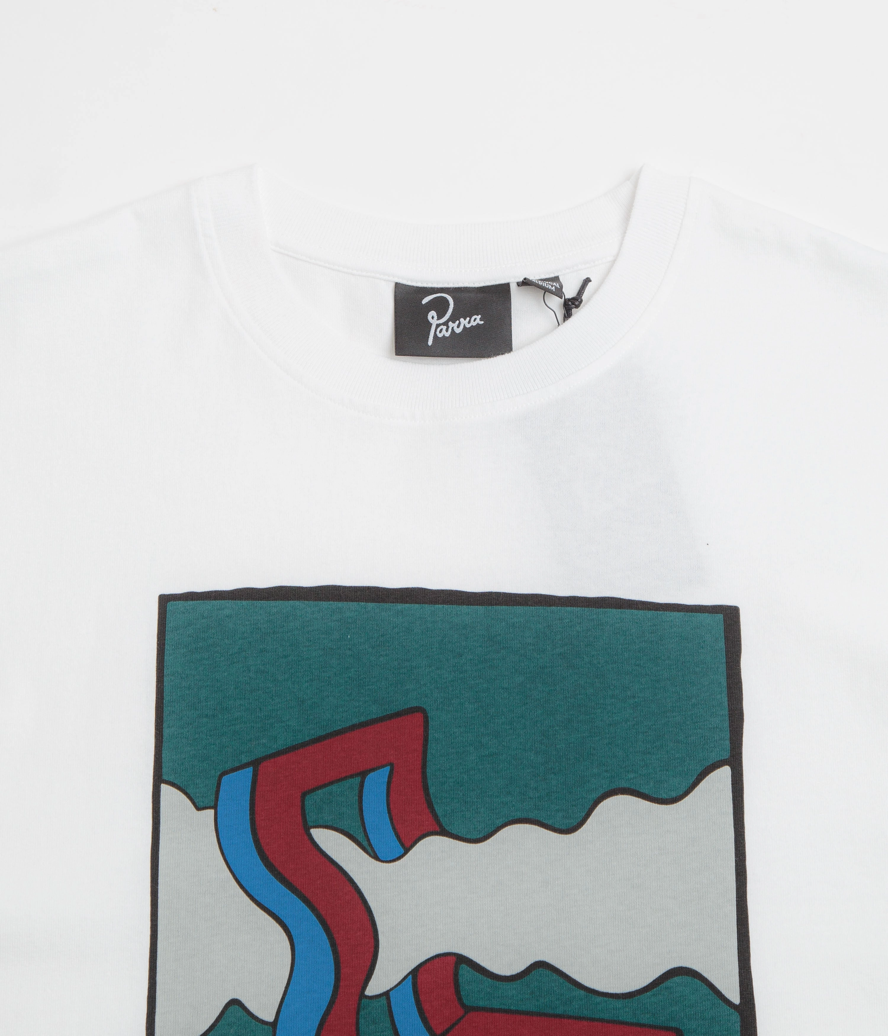 by Parra Smoke Chair T-Shirt - White Taped Neckline