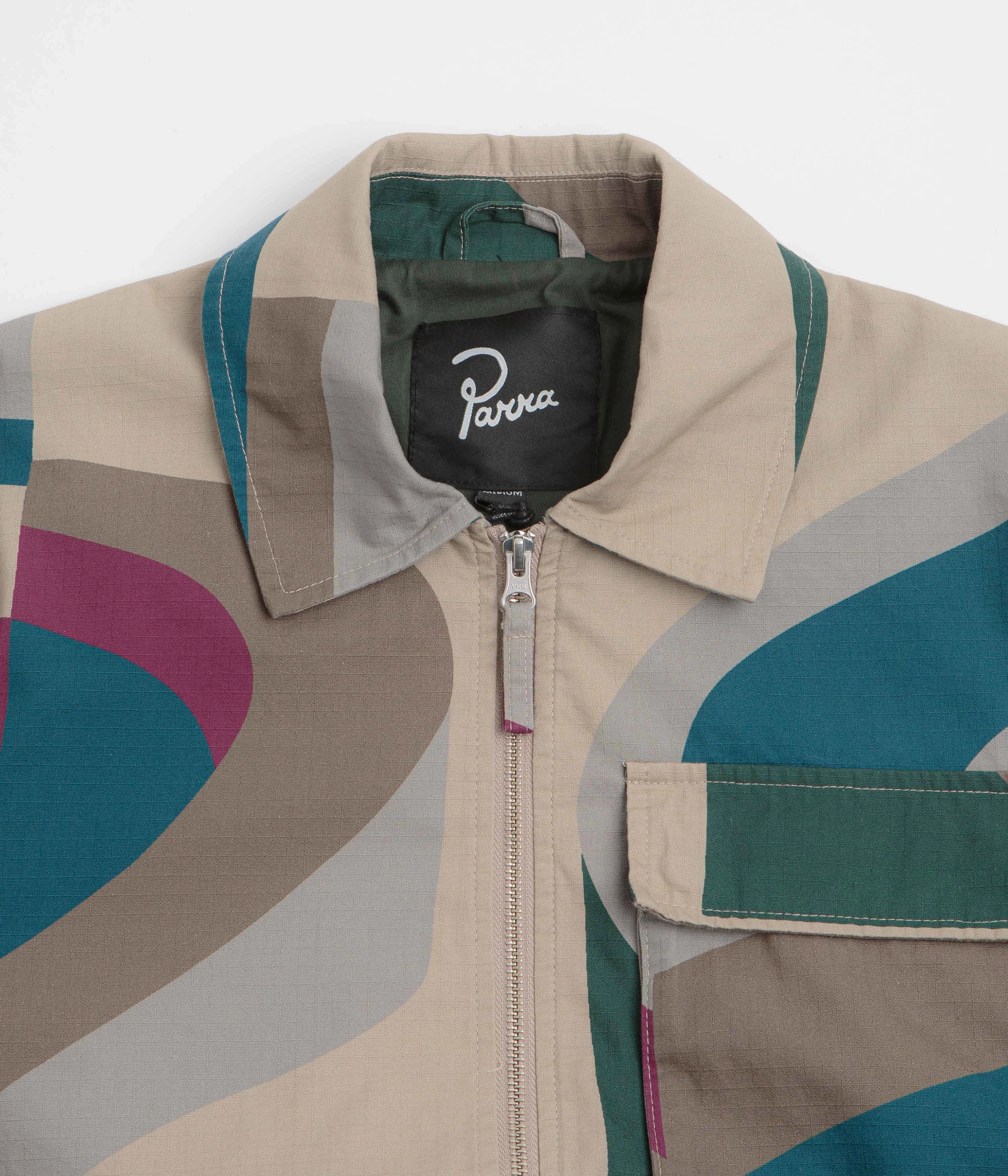 by Parra The Wall Camo Jacket - Sand StretchFit Silhouette Extra Layer Piece