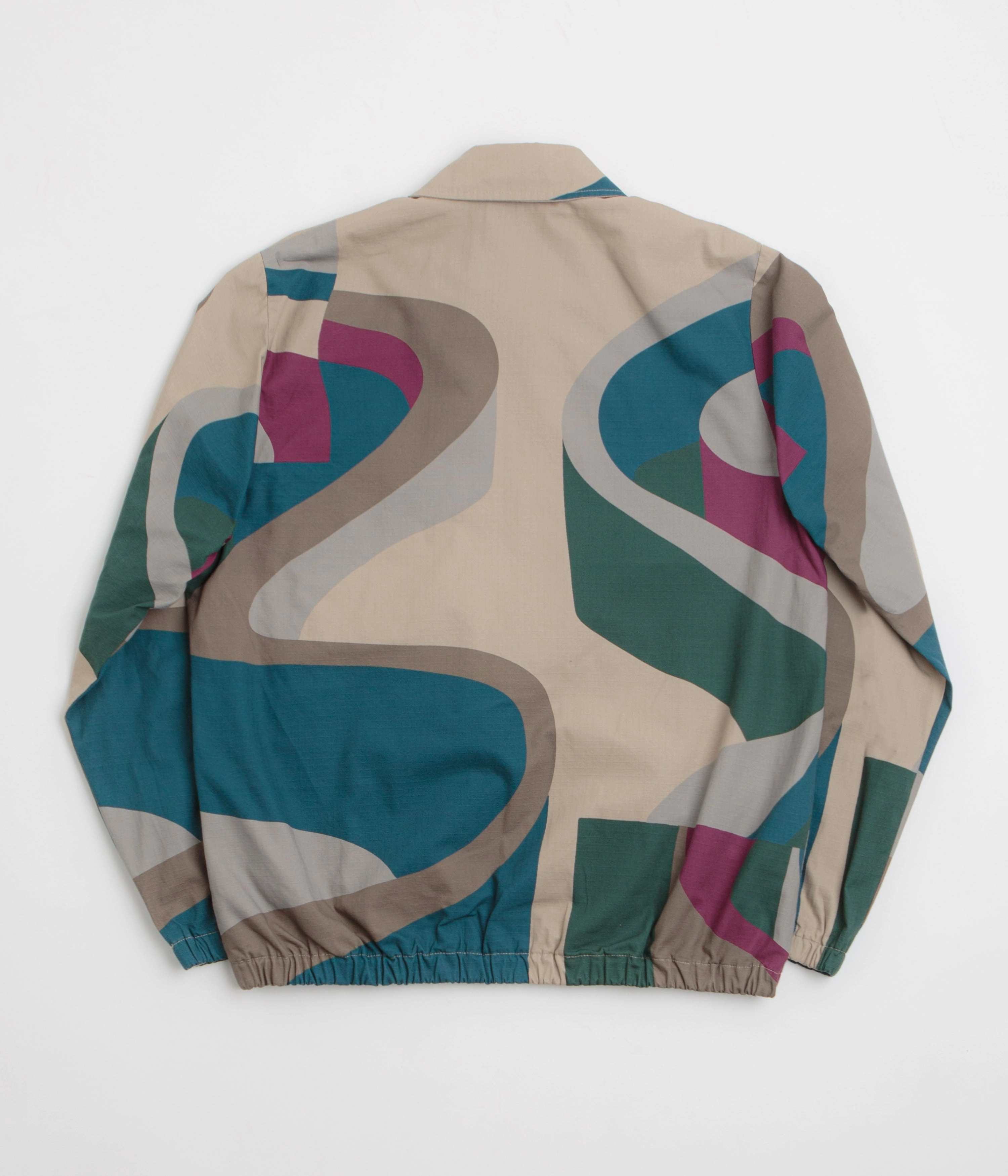 Glow In Dark Trims by Parra The Wall Camo Jacket - Sand