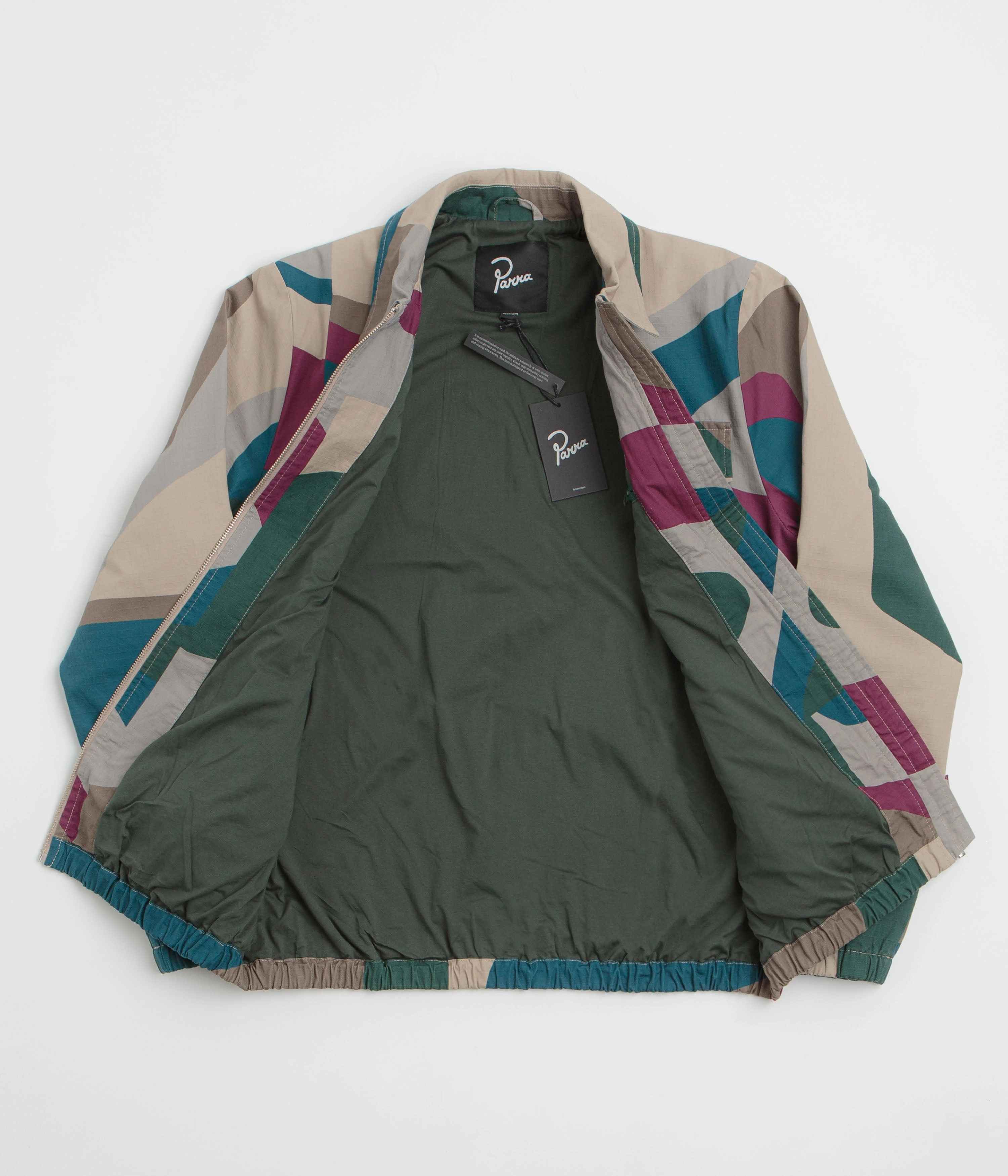 Long Sleeve Comfort Focused Design by Parra The Wall Camo Jacket - Sand