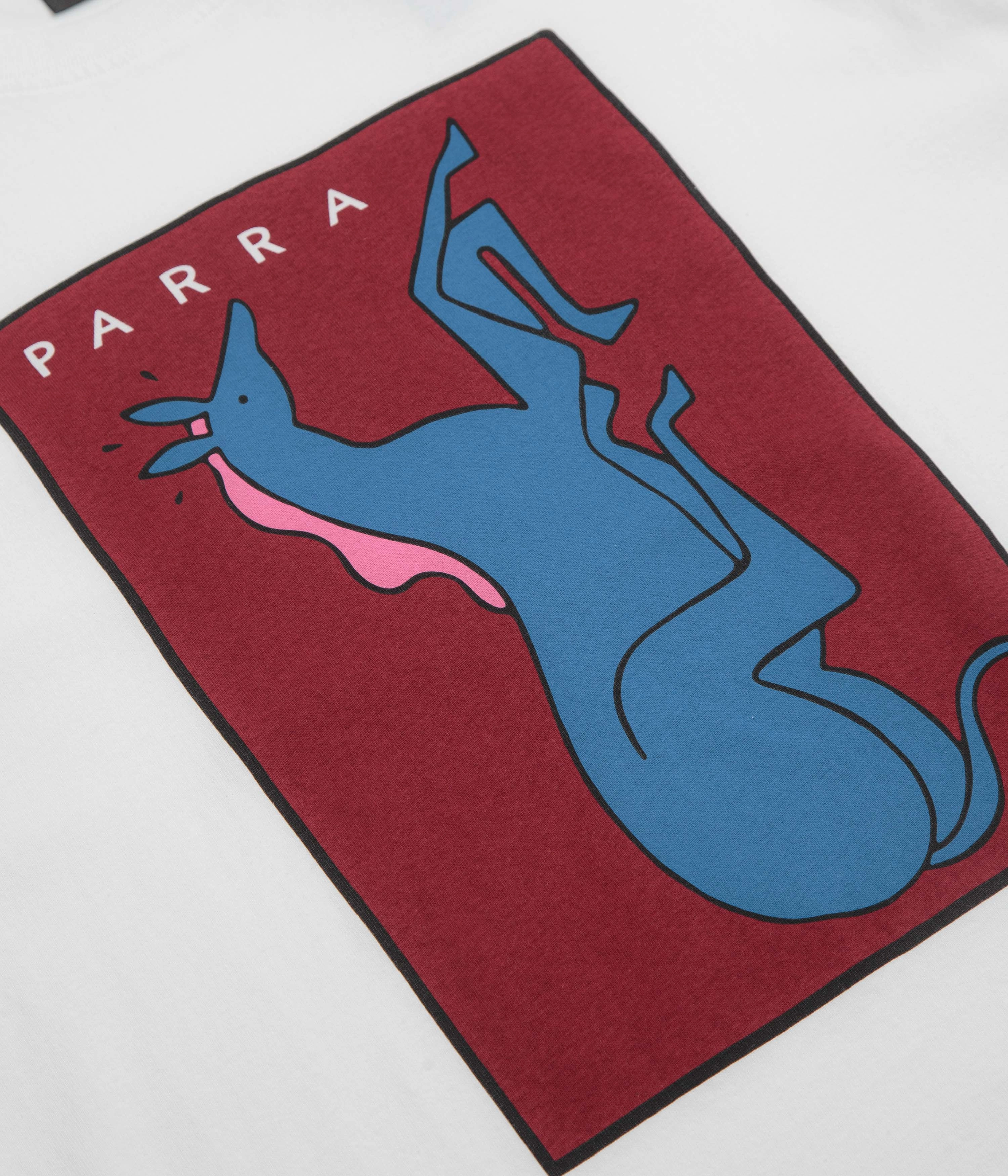 by Parra Vertical Horse T-Shirt - White FadeResistantPrint