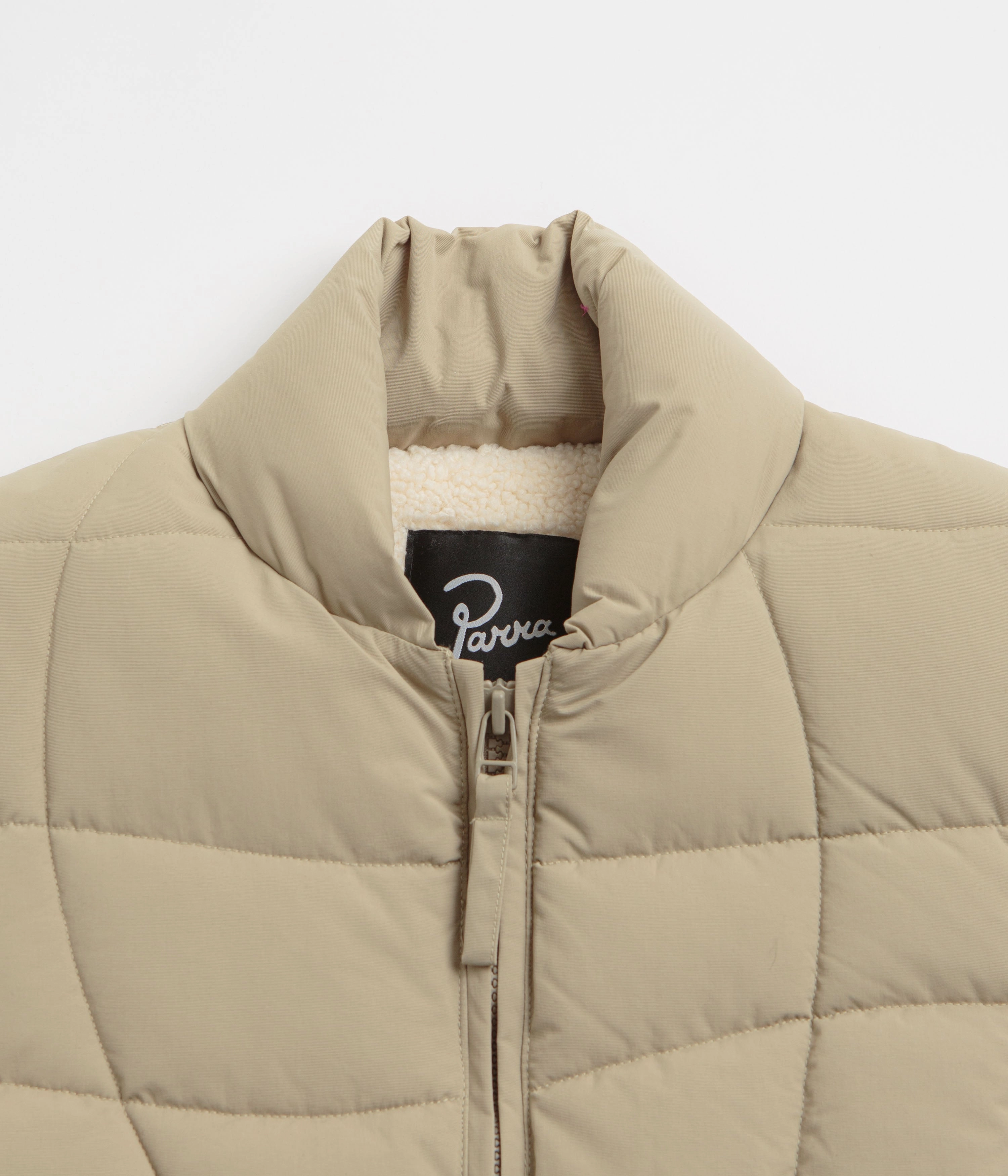 Ripstop Technology NonRestrictiveFit by Parra Waved Alien Puffer Vest - Tan