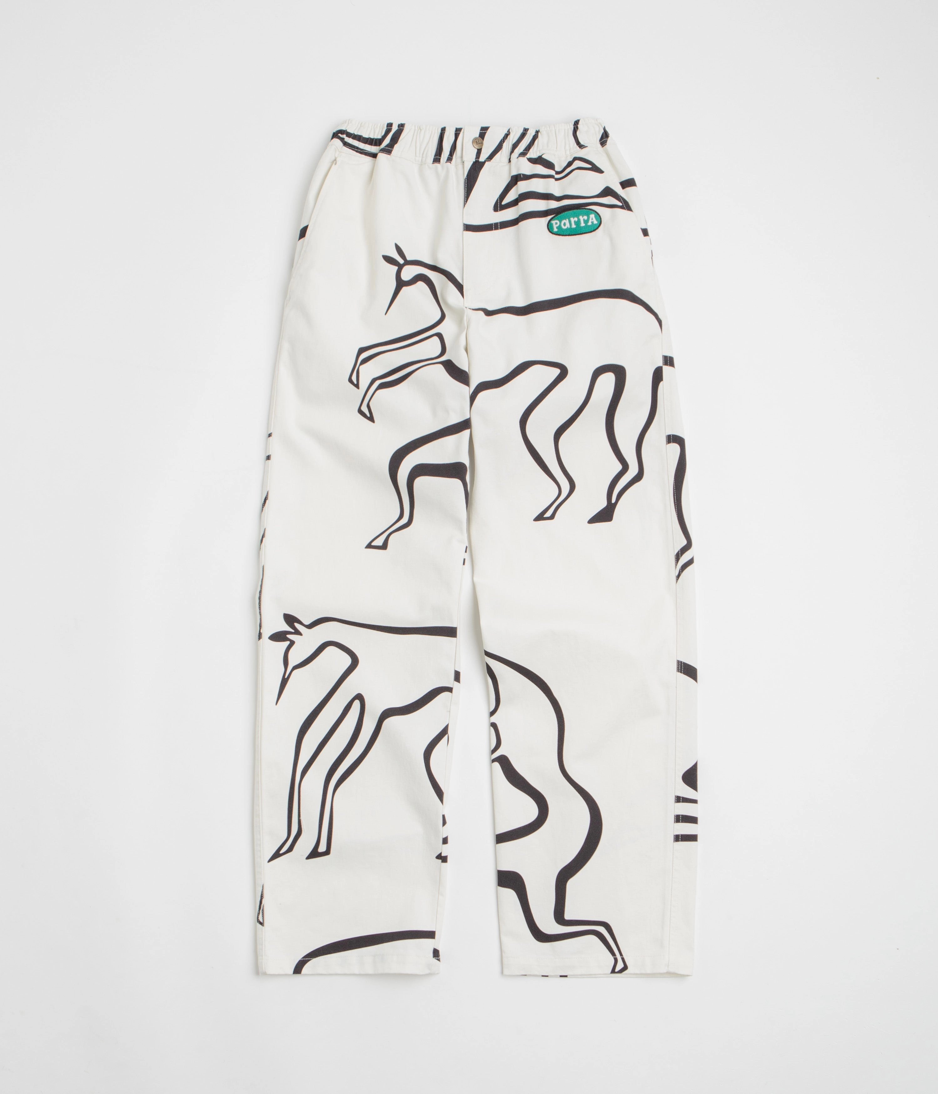 by Parra Yoga Walks Pants - White Layer Ready Soft Support
